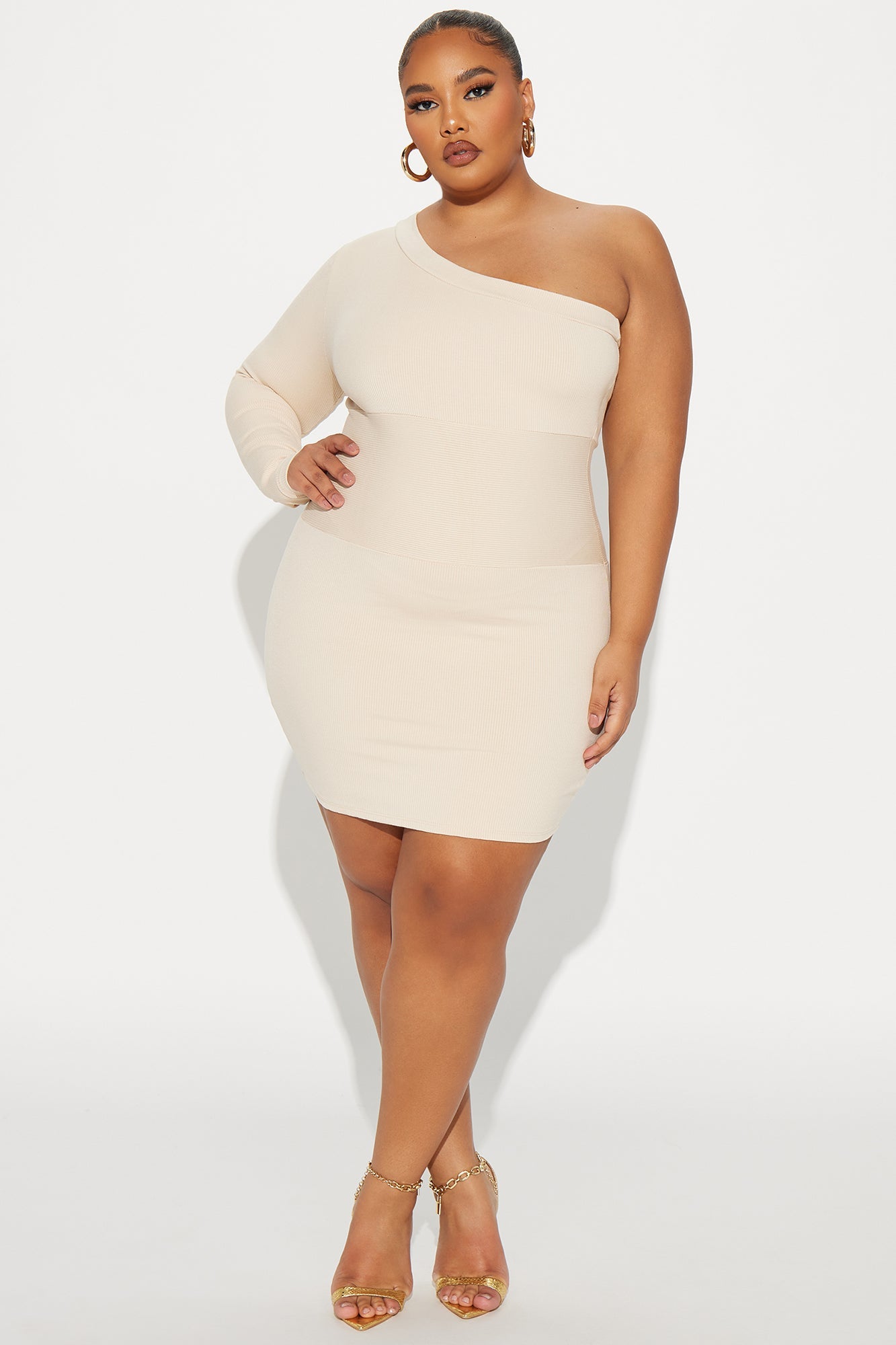 Slay in Style with the Bella Mini Dress in Cream