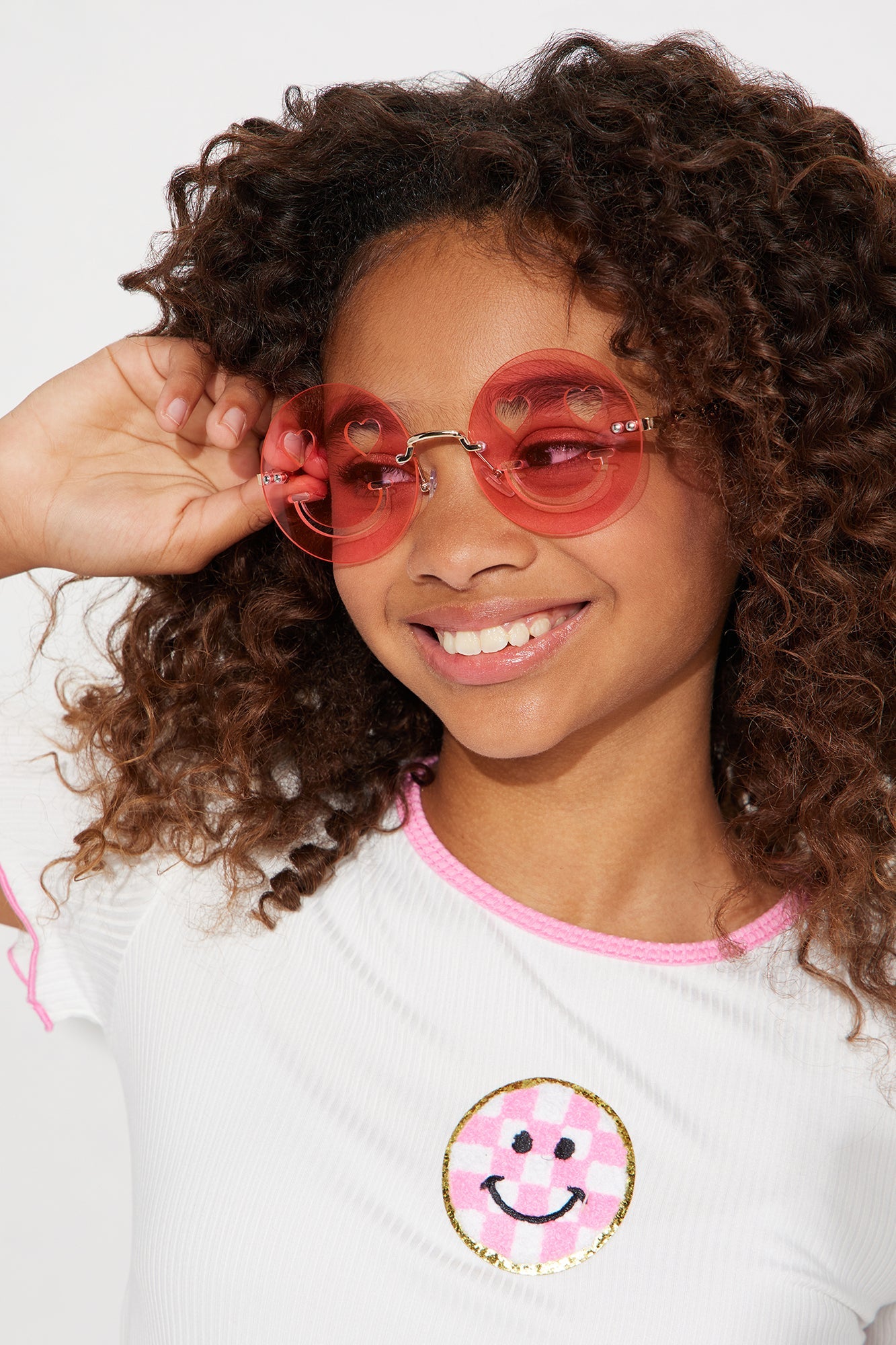 Pretty in Pink: Mini 'Smile, You're on Camera' Sunglasses