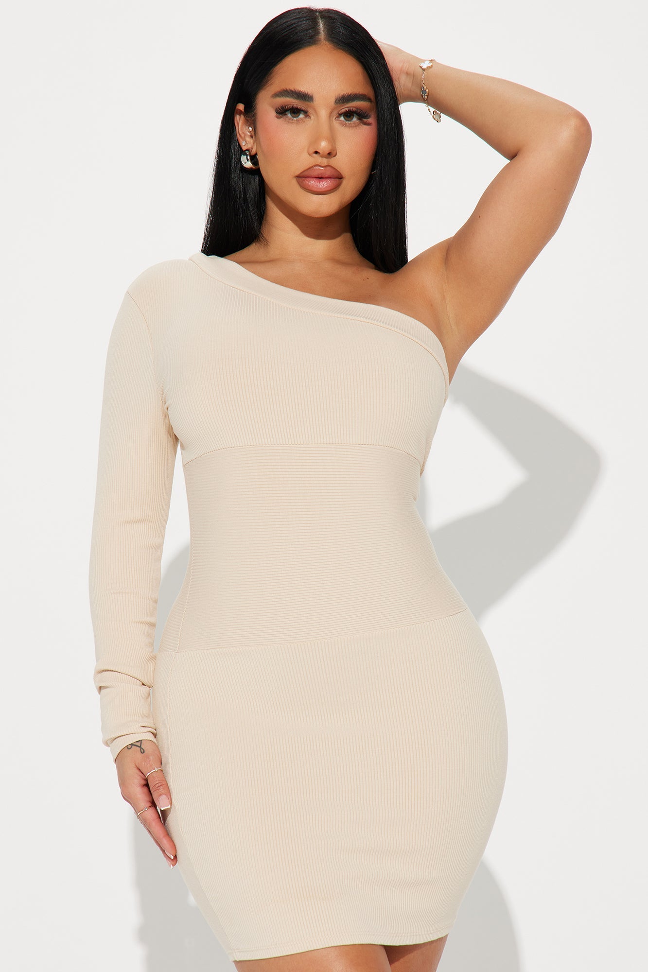 Slay in Style with the Bella Mini Dress in Cream