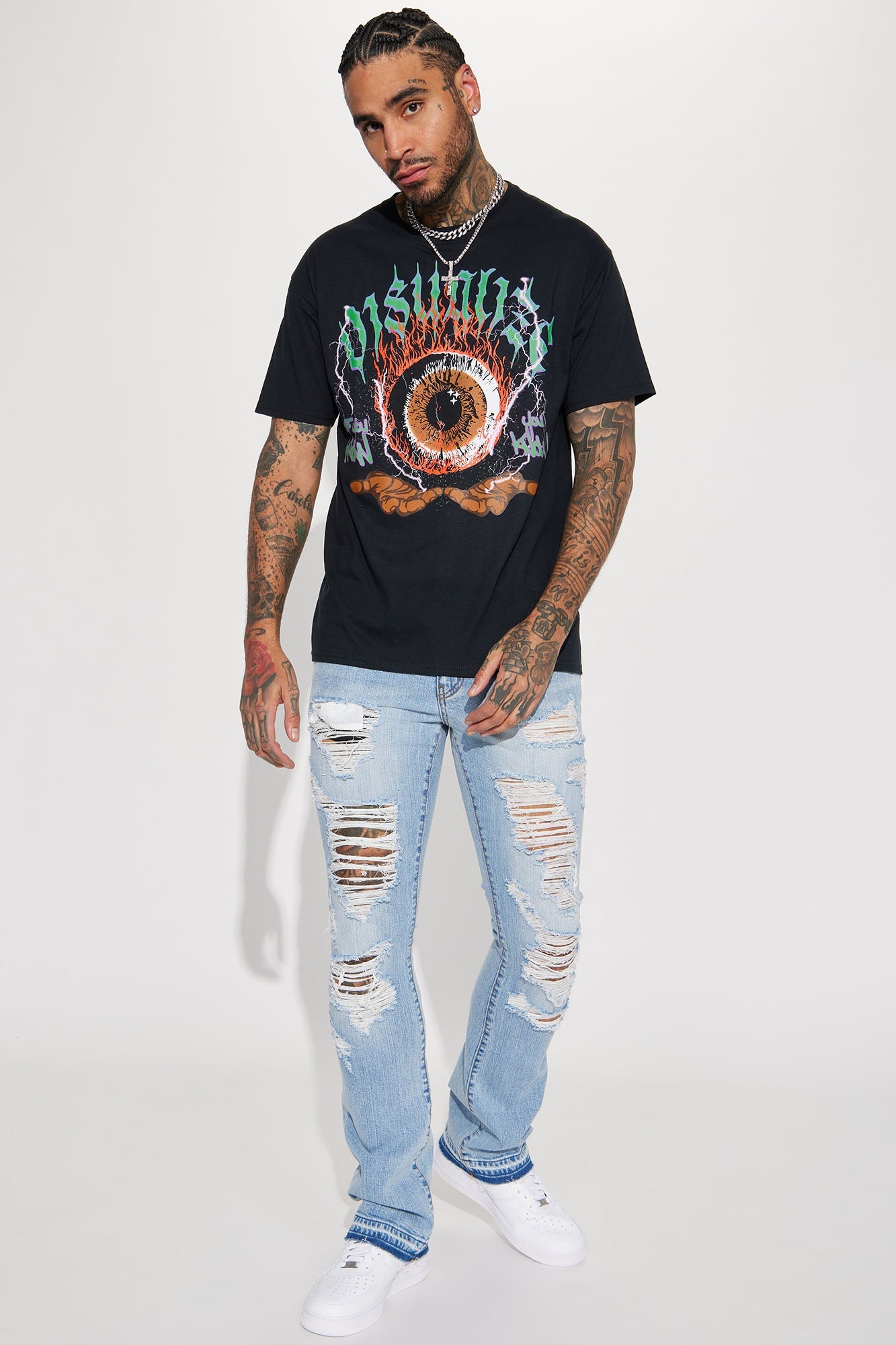 Revolutionary Stacked Skinny Flare Jeans in Medium Wash