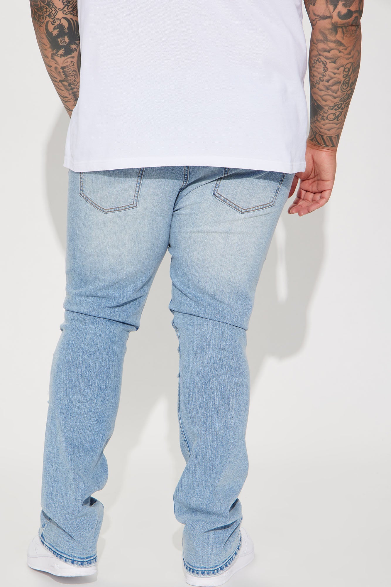 Revolutionary Stacked Skinny Flare Jeans in Medium Wash