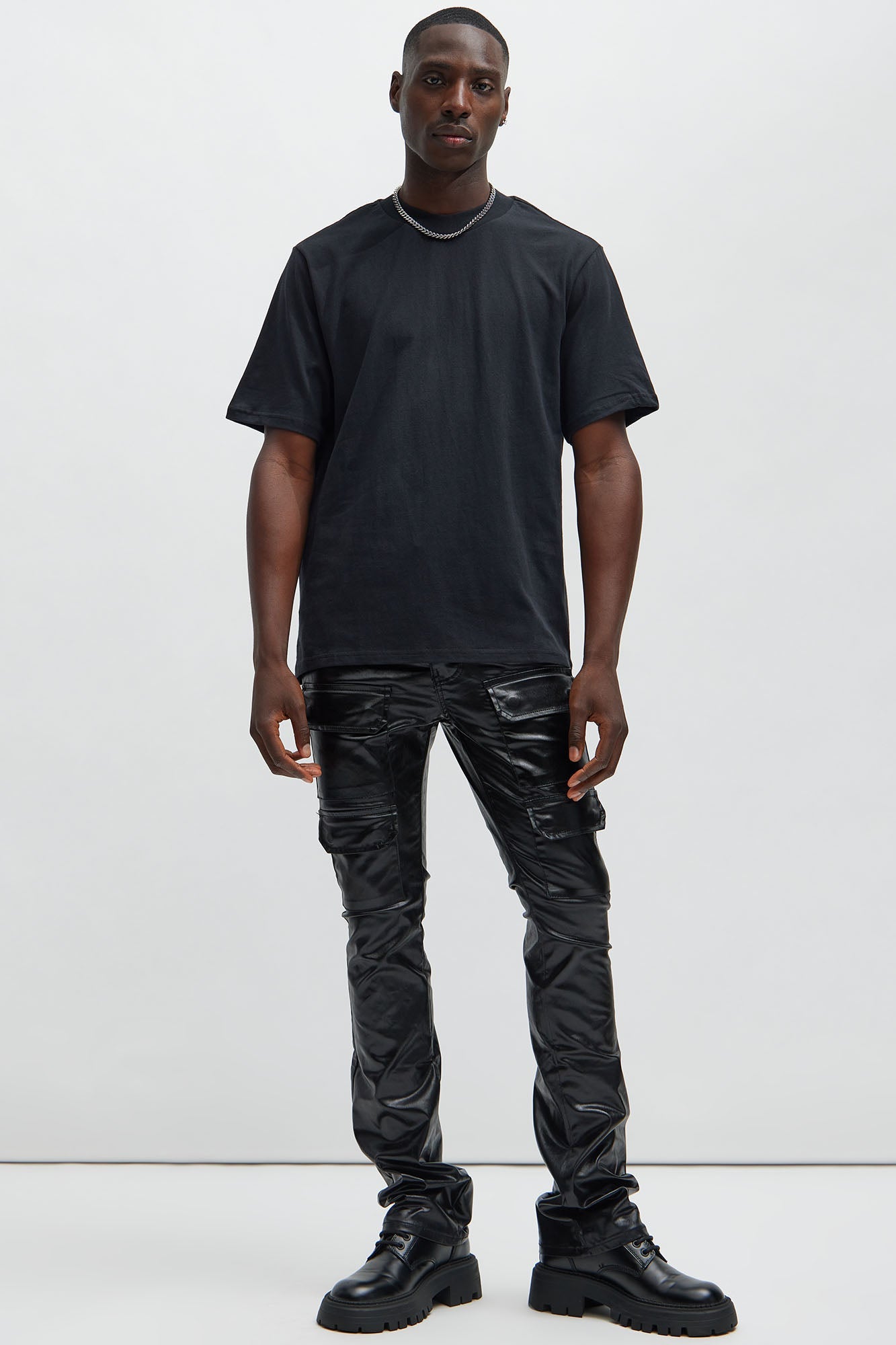 Ultimate Comfort: Oversized Heavyweight Black Short Sleeve Tee
