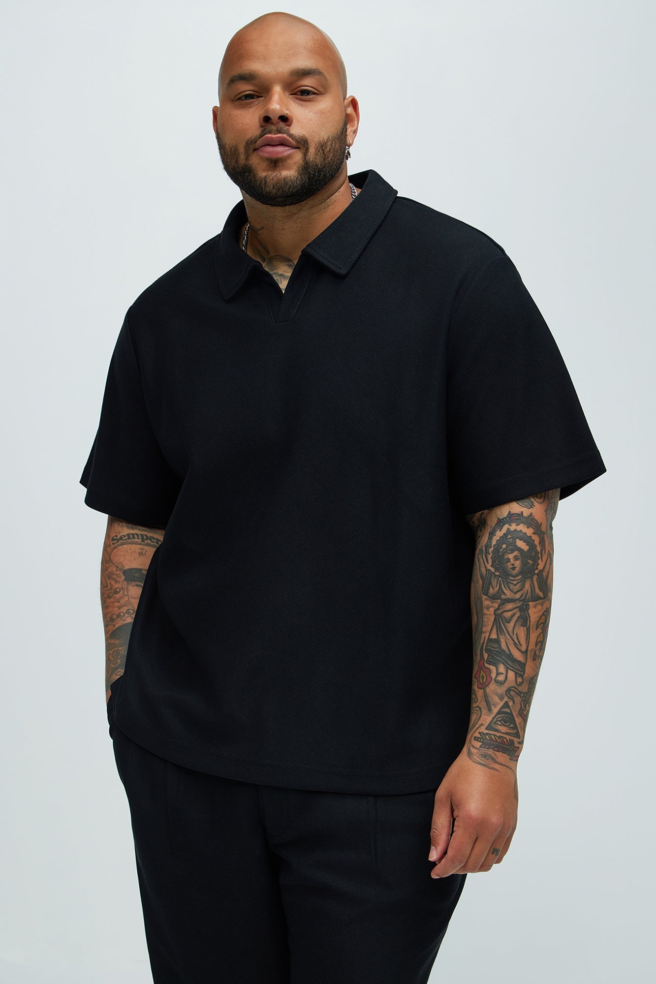 Classic Cool: Turner Short Sleeve Polo in Black