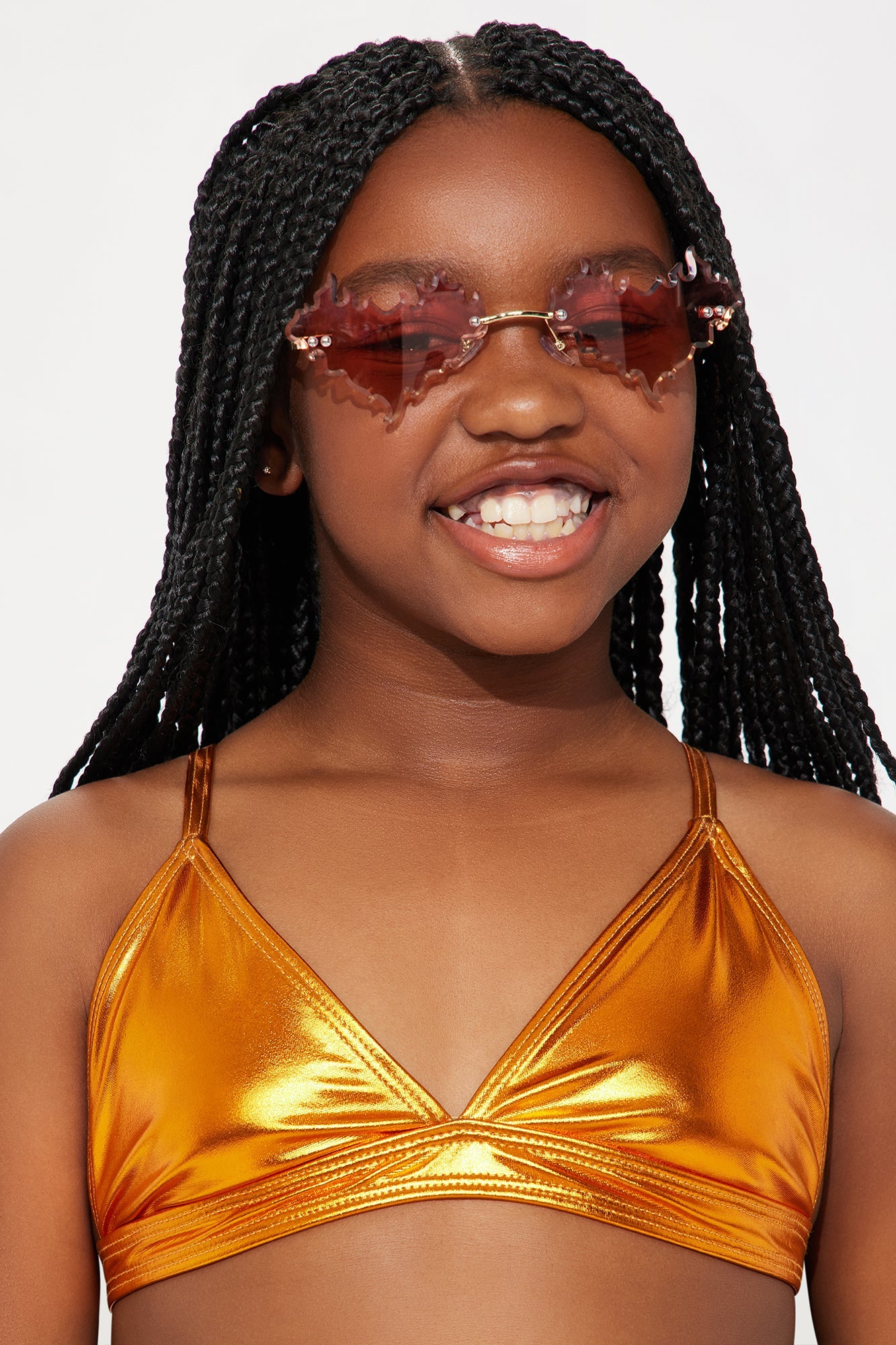 Hot Pink Mini Girl on Fire Sunglasses: A Trendy Statement Piece