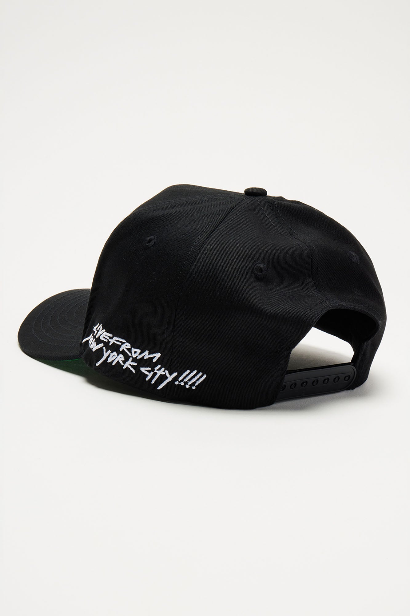 Wow Factor Snapback Hat: Black & Green Edition