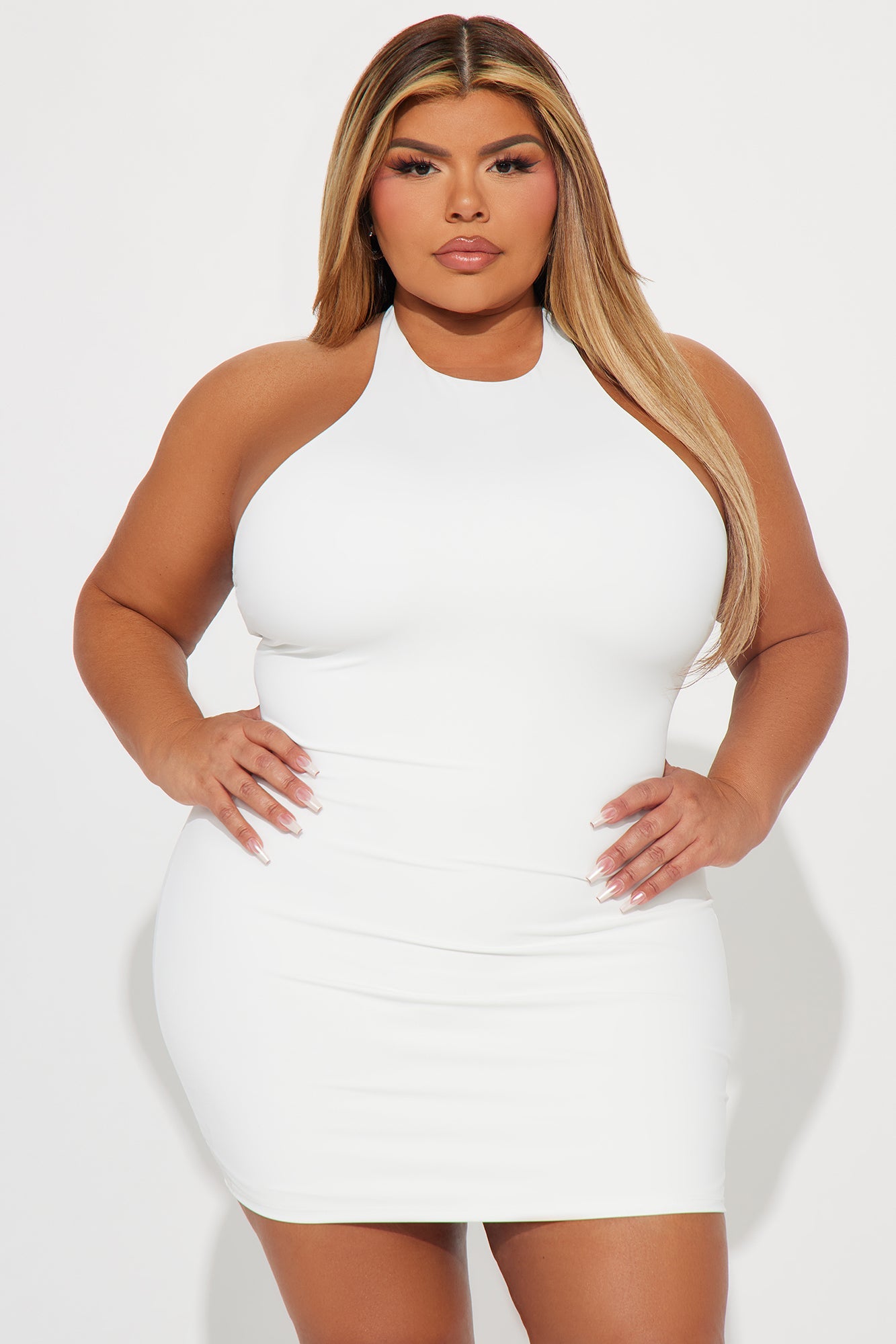 Flo 2X Lined Micro Mini Dress in White: The Perfect Summer Staple