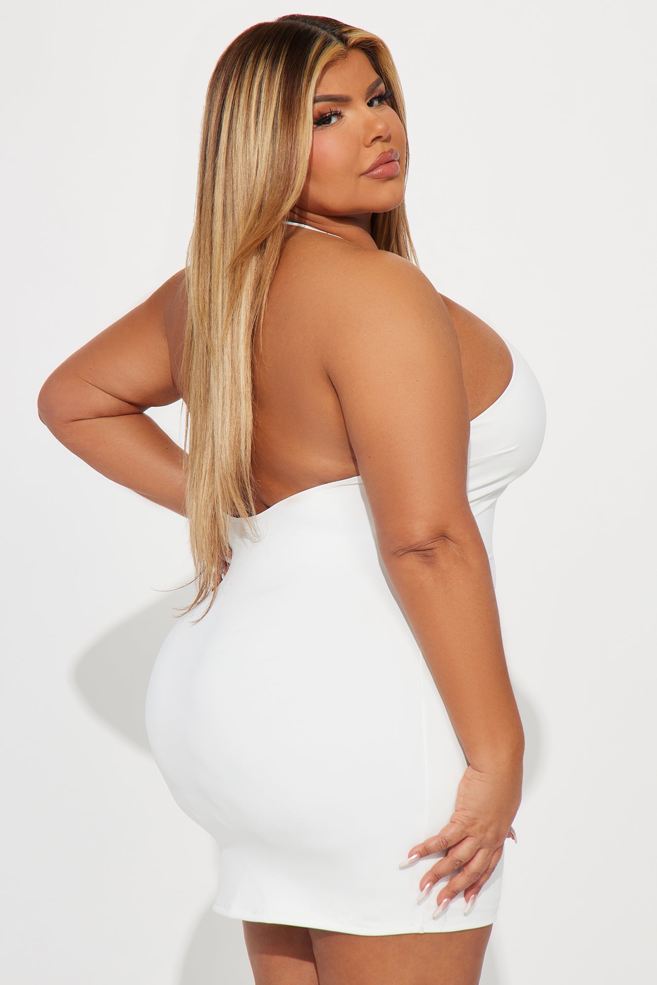 Flo 2X Lined Micro Mini Dress in White: The Perfect Summer Staple