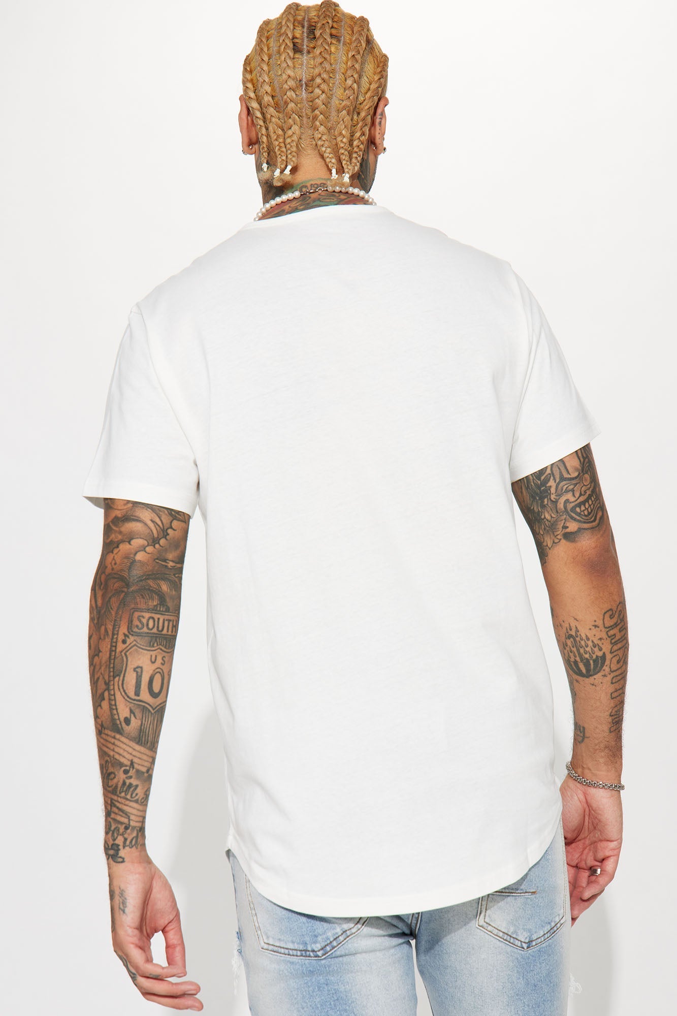 Classic Elegance: The Essential Scallop Tee in White