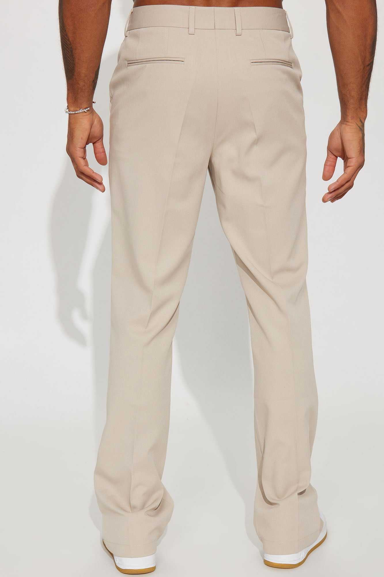 Effortlessly Chic: Don't Believe You Gab Slim Trouser in Tan
