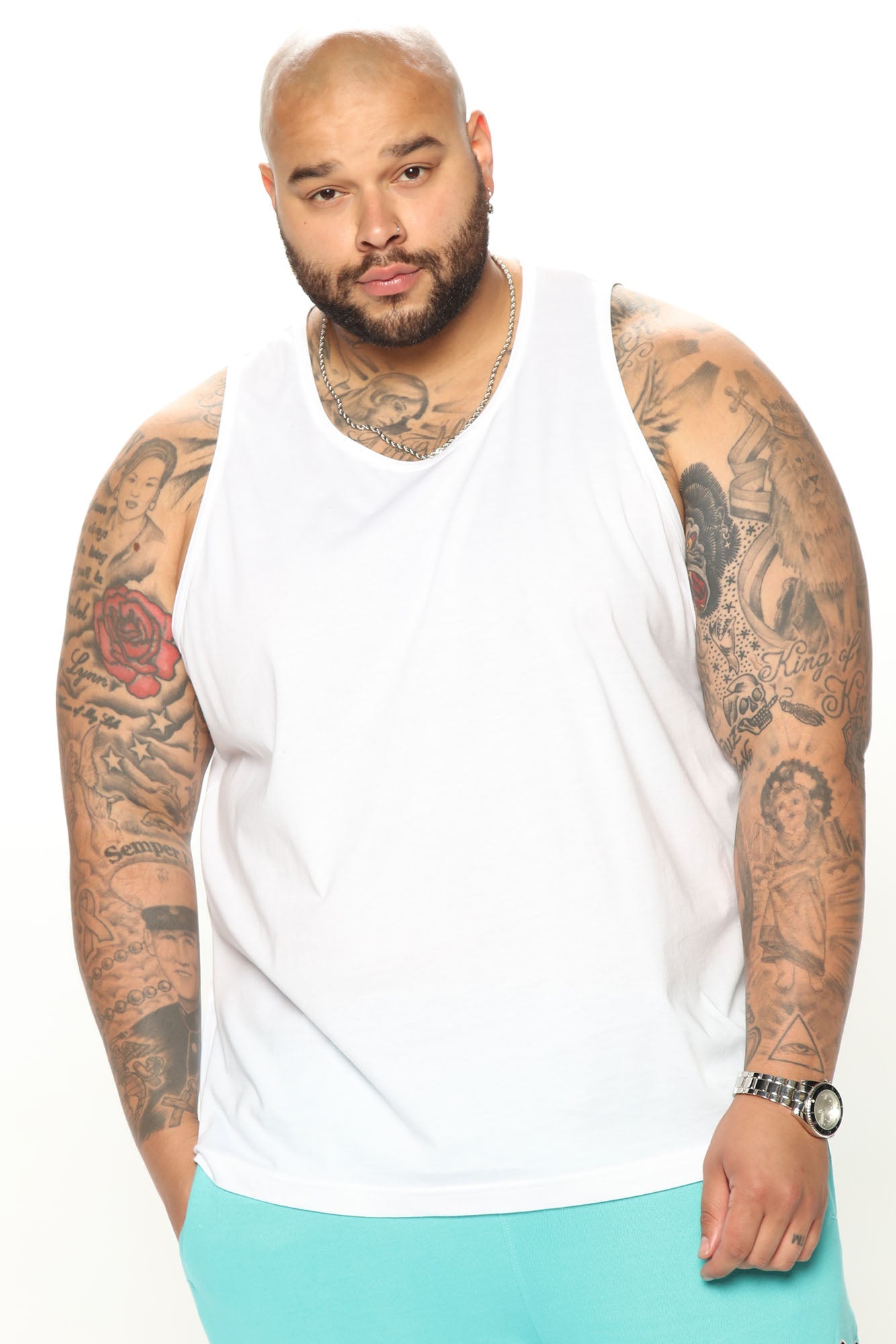 Classic Staple: Essential White Tank Top