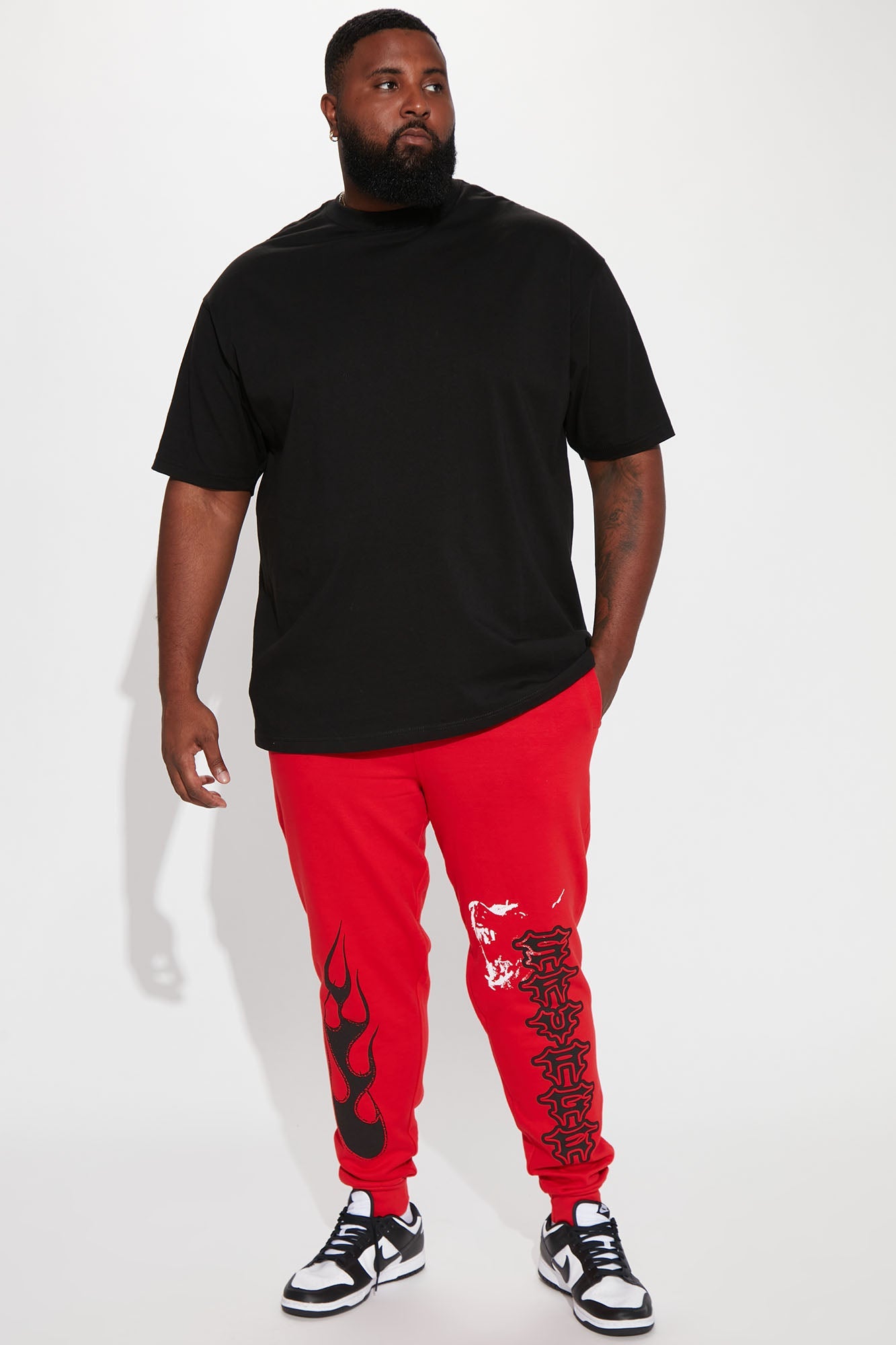 Ultimate Comfort: Oversized Heavyweight Black Short Sleeve Tee