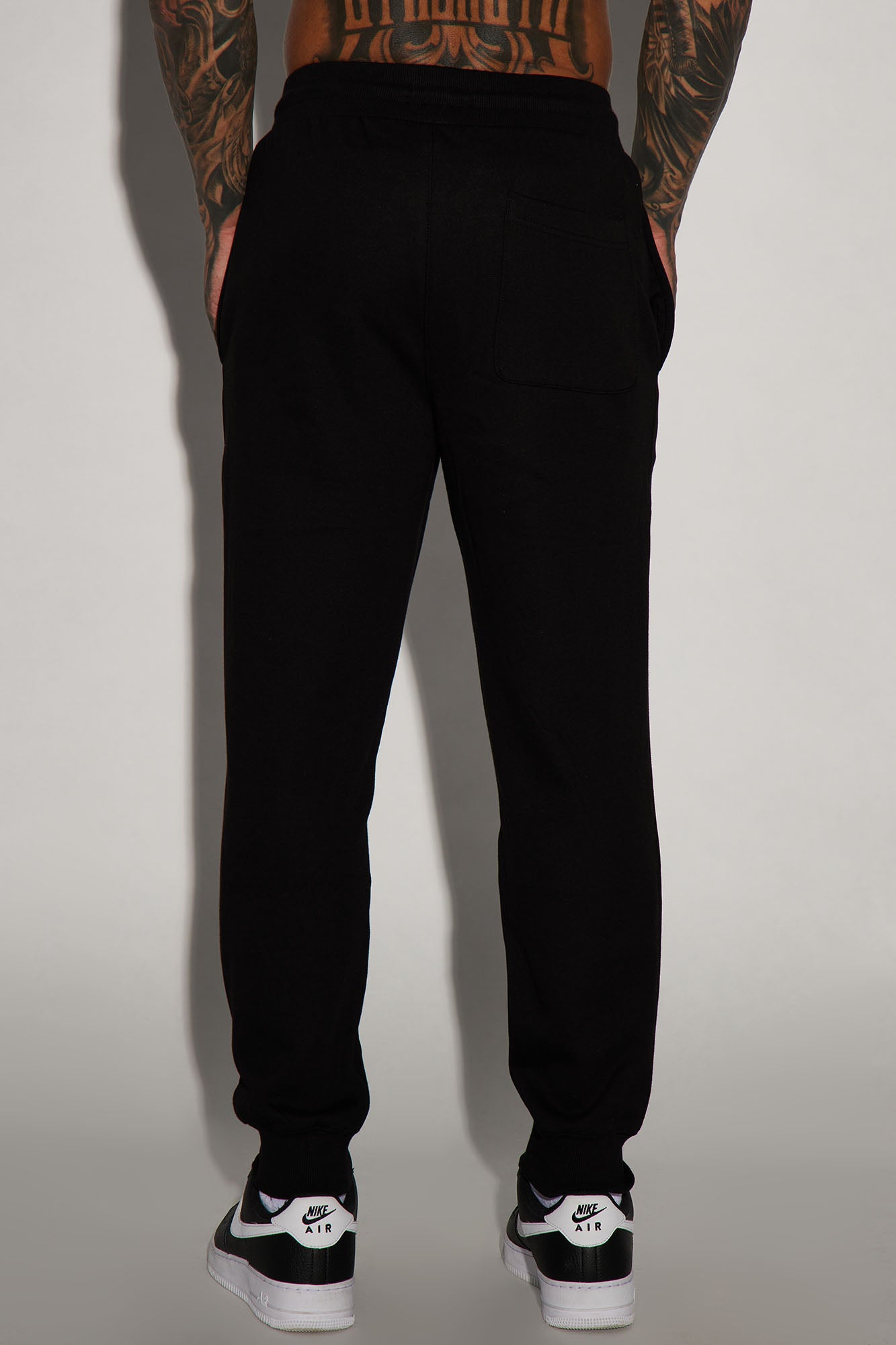 Stylish Crown Jogger in Black