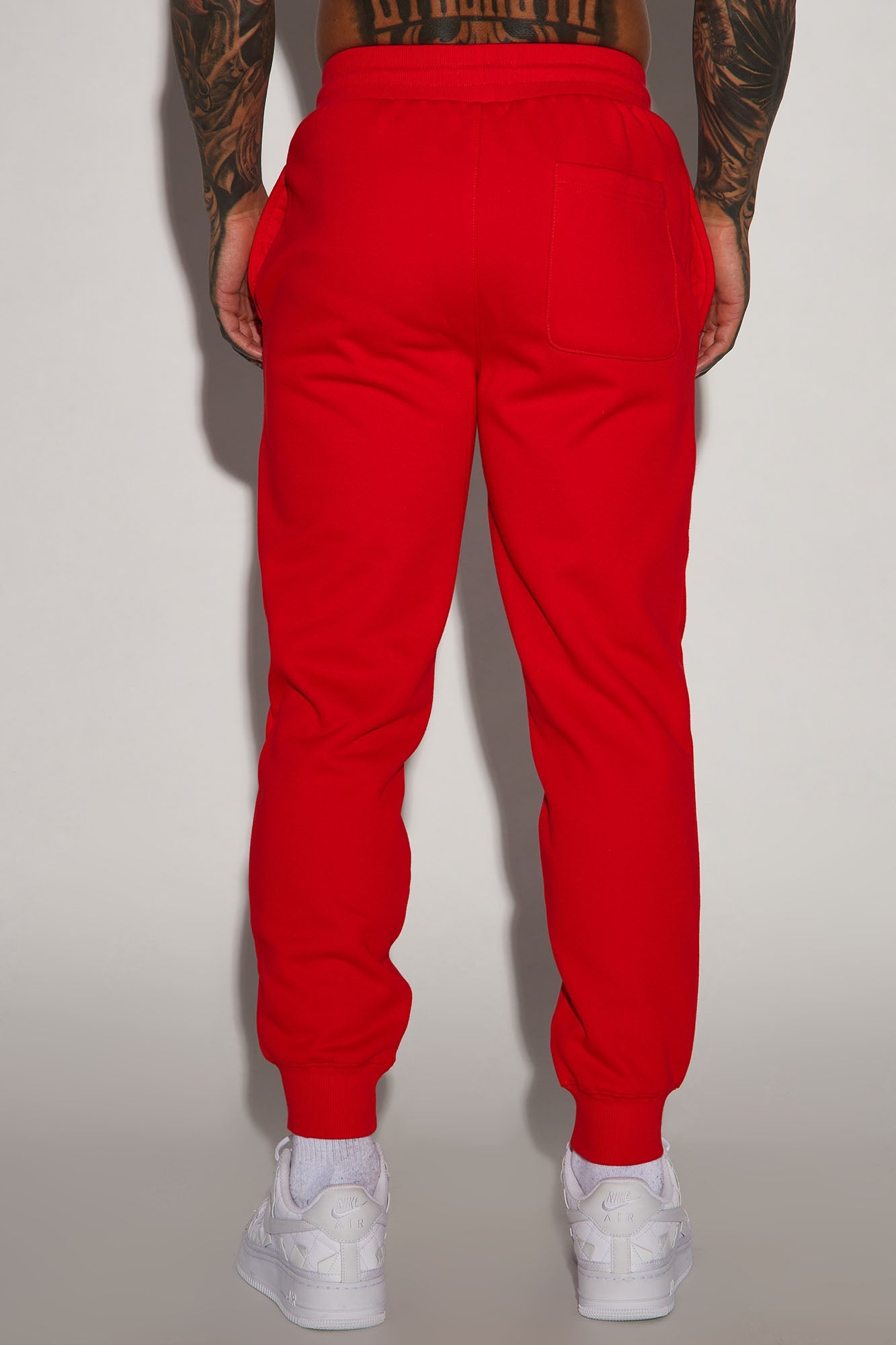 Stylish Crown Jogger In Red