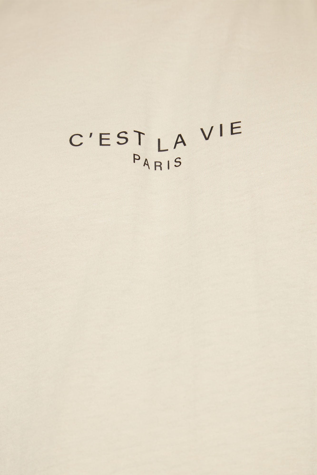 Vibrant Vibes: C'est La Vie Short Sleeve Tee in Multi-Color
