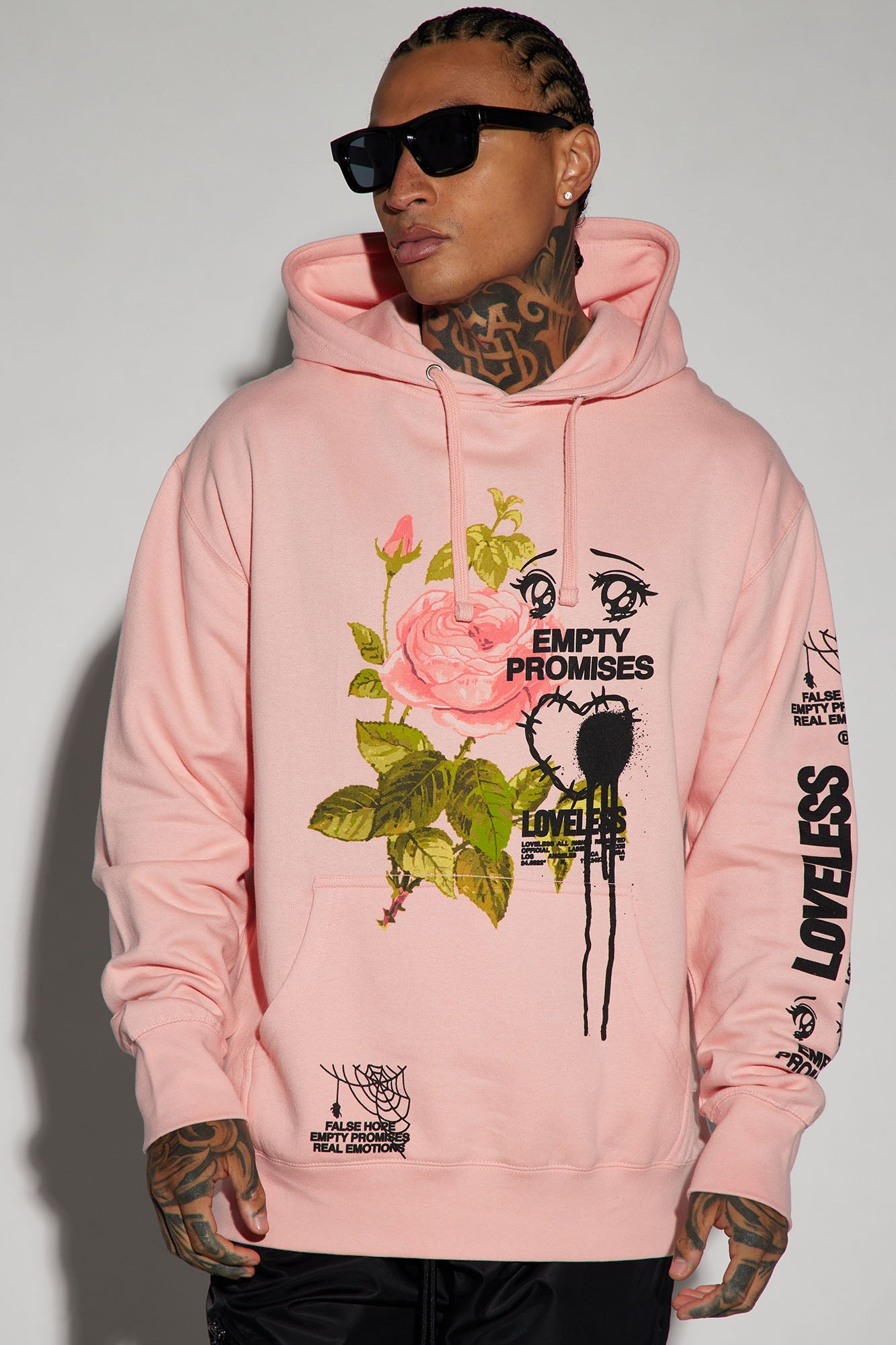 Empty Promises Hoodie in Pink: Stay Stylish and Cozy
