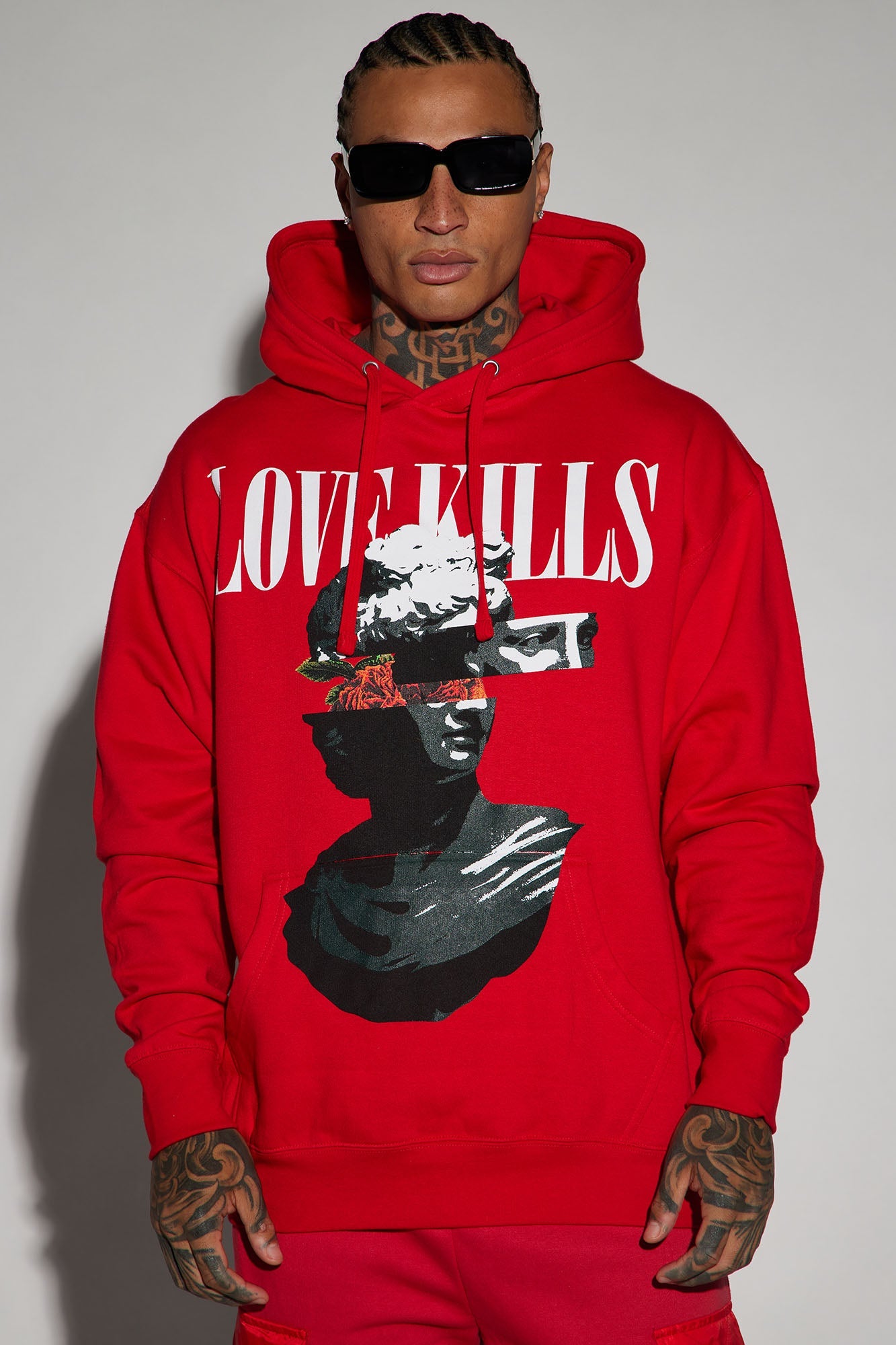 Cool and Cozy: If Love Kills Hoodie in Red