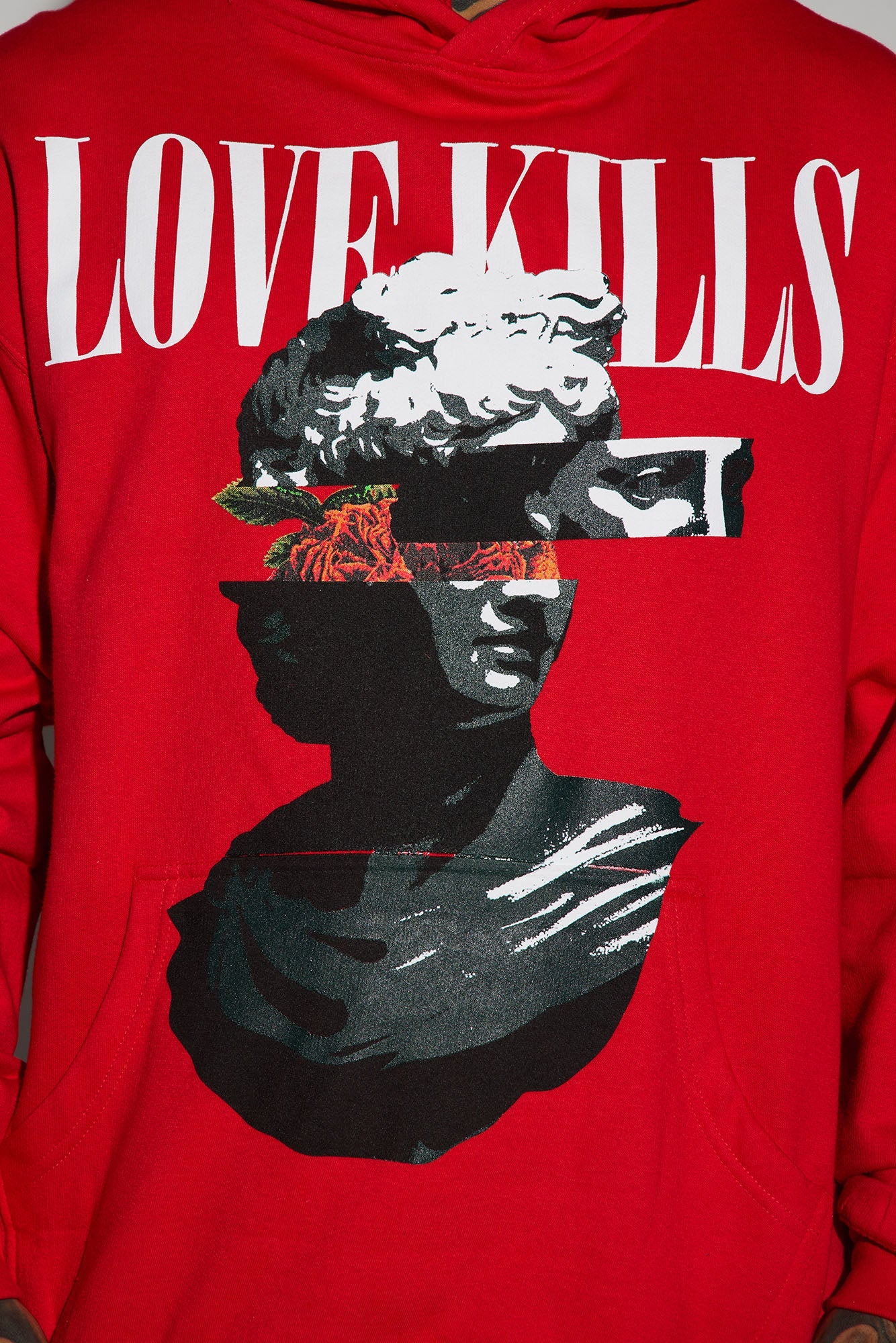 Cool and Cozy: If Love Kills Hoodie in Red