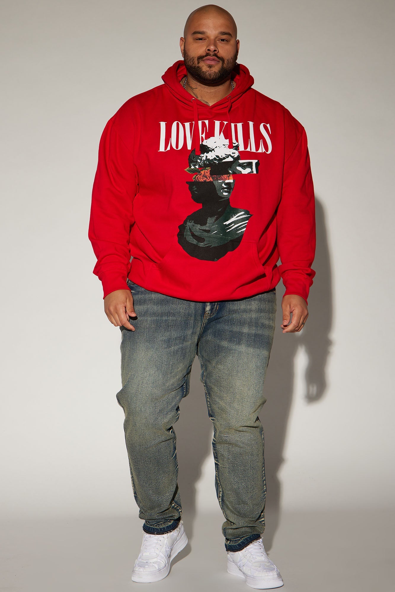 Cool and Cozy: If Love Kills Hoodie in Red