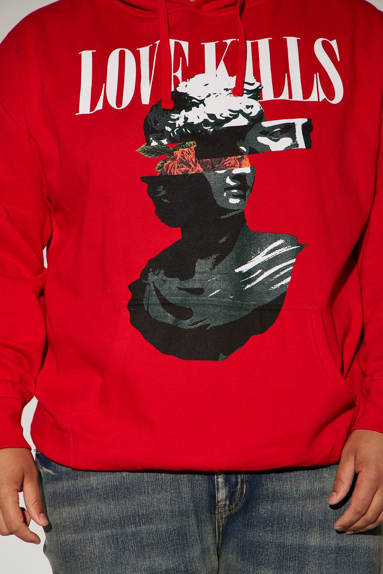 Cool and Cozy: If Love Kills Hoodie in Red
