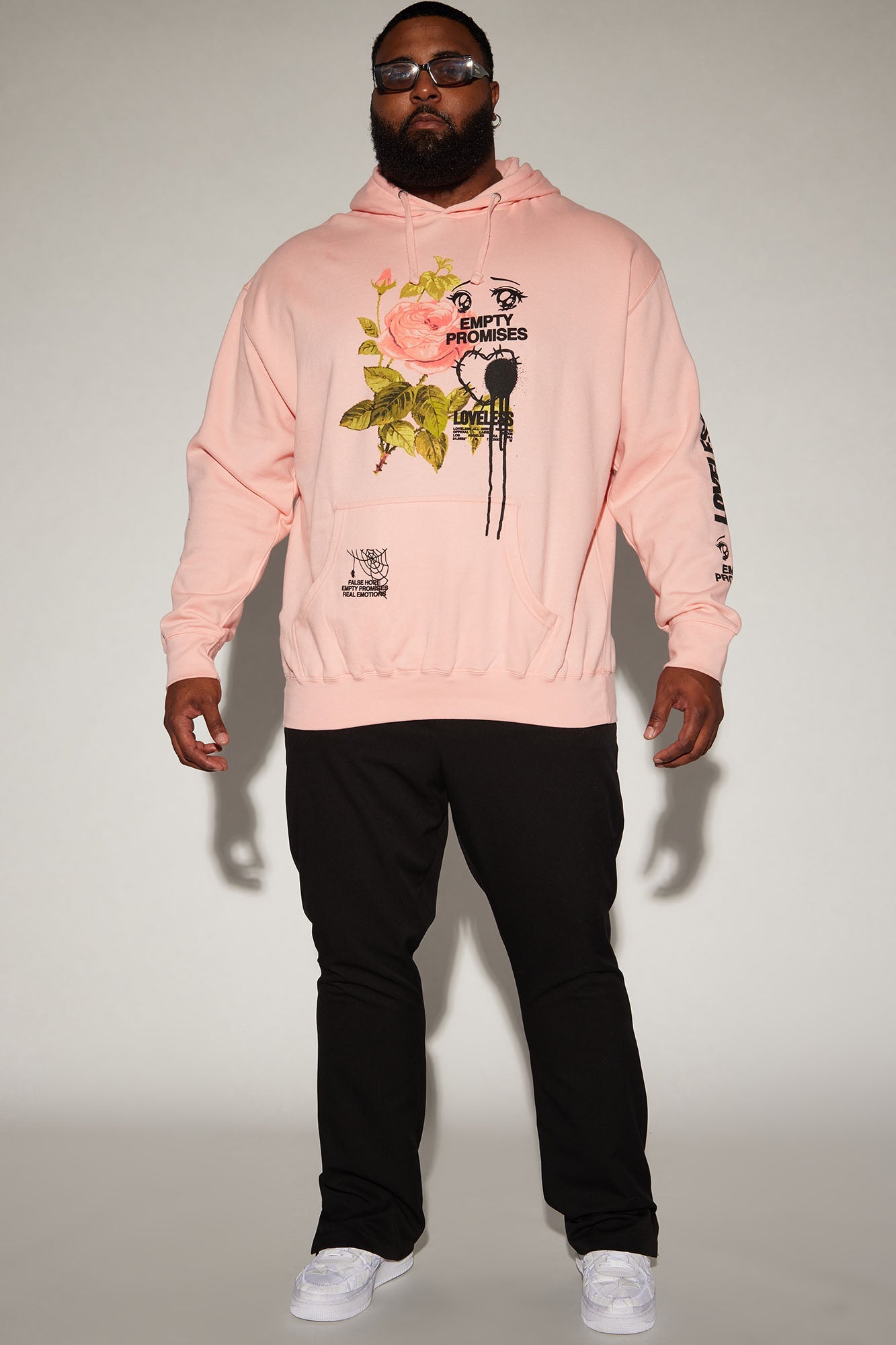 Empty Promises Hoodie in Pink: Stay Stylish and Cozy