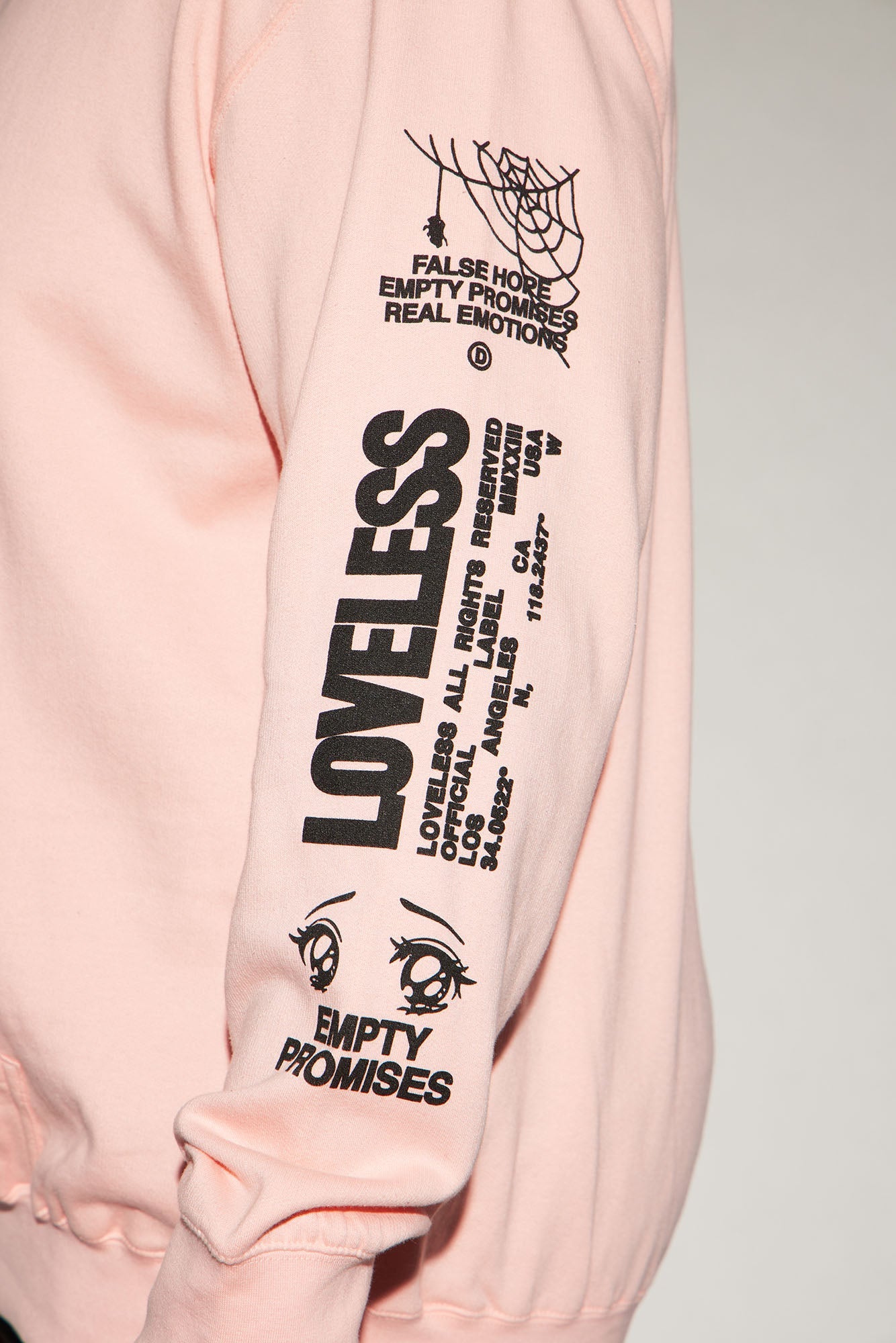 Empty Promises Hoodie in Pink: Stay Stylish and Cozy