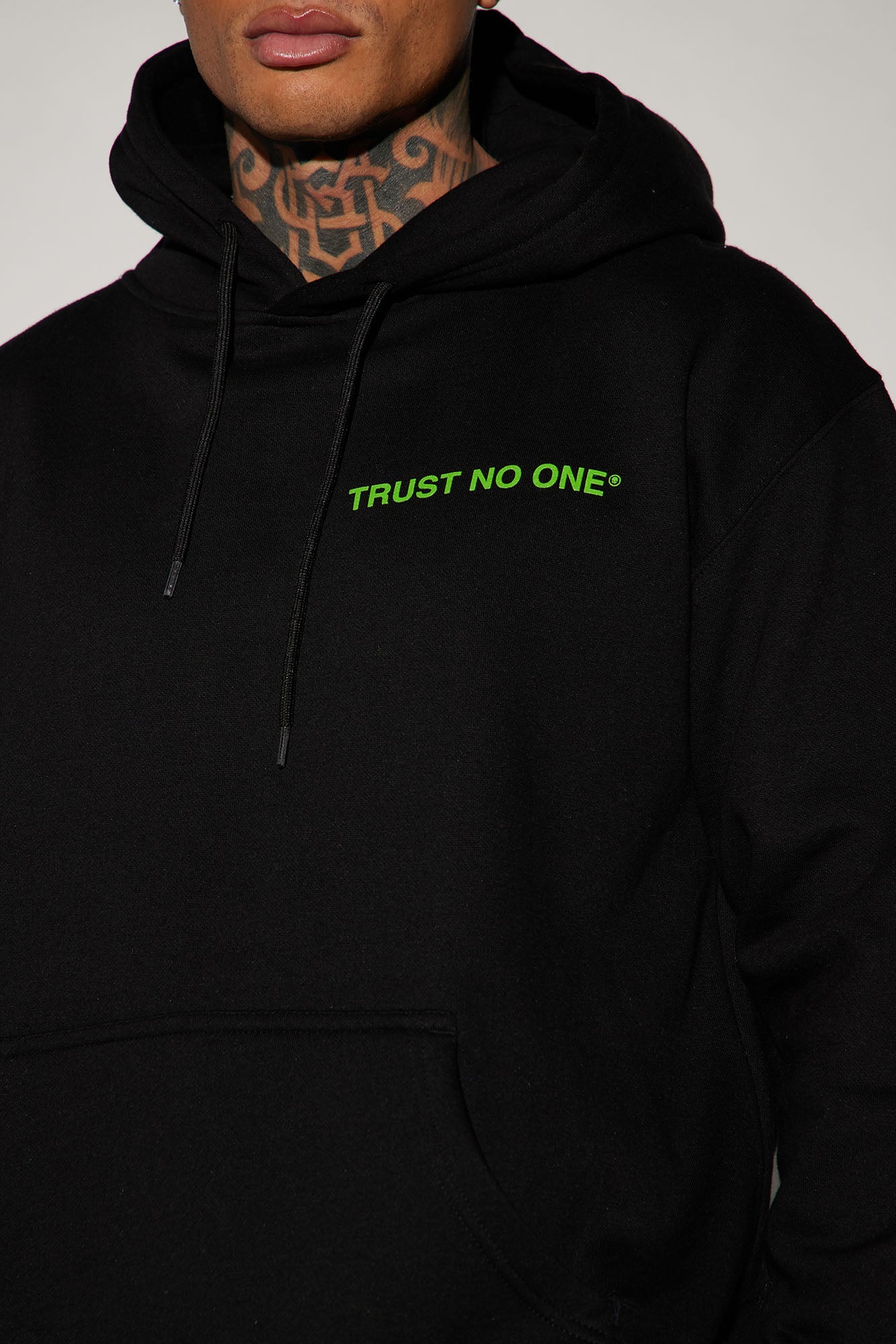 Slither into Style: Beware of Snakes Hoodie in Black