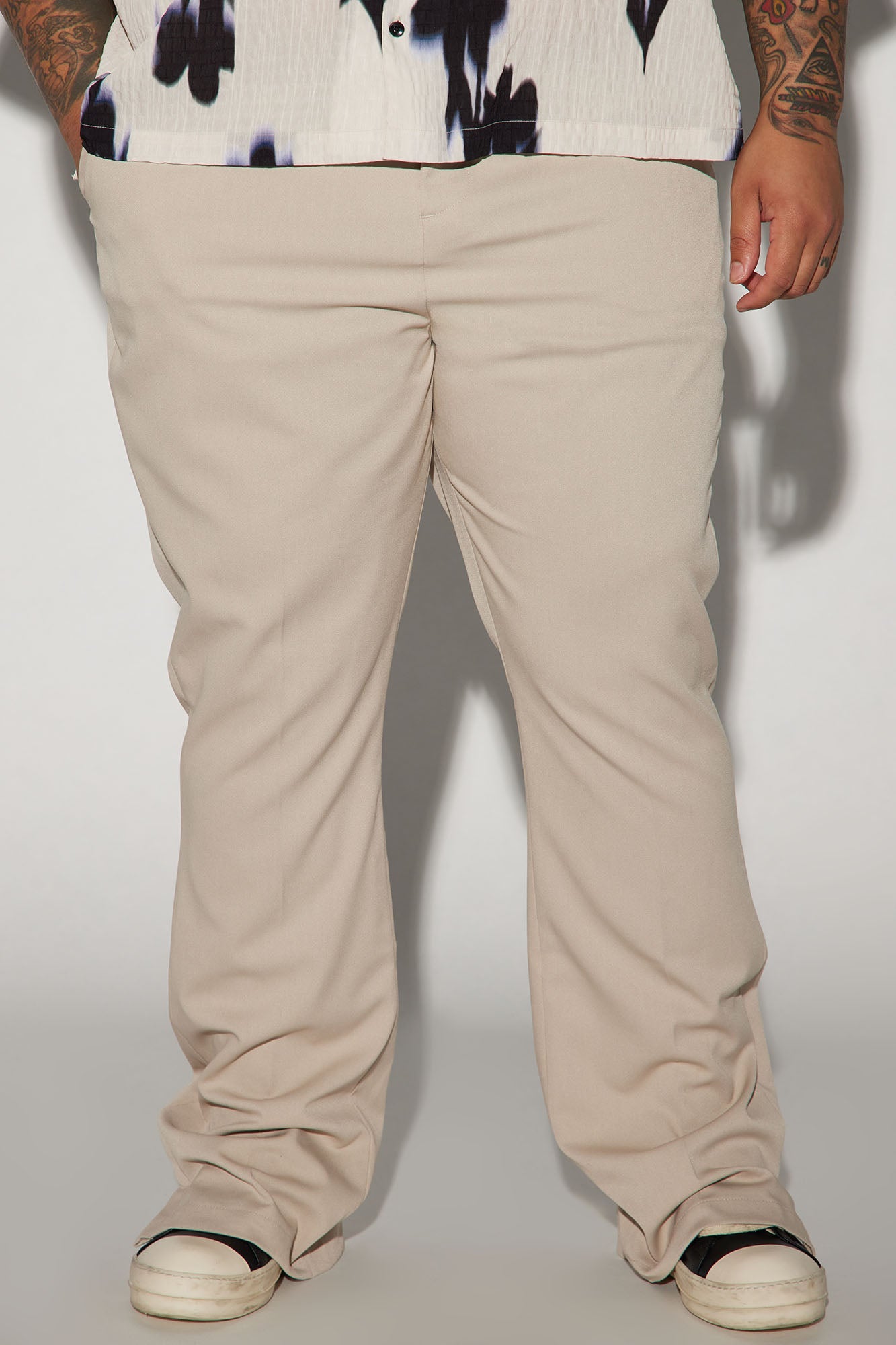 Effortlessly Chic: Don't Believe You Gab Slim Trouser in Tan