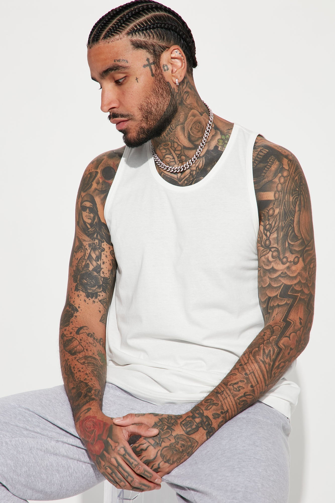 Classic Staple: Essential White Tank Top