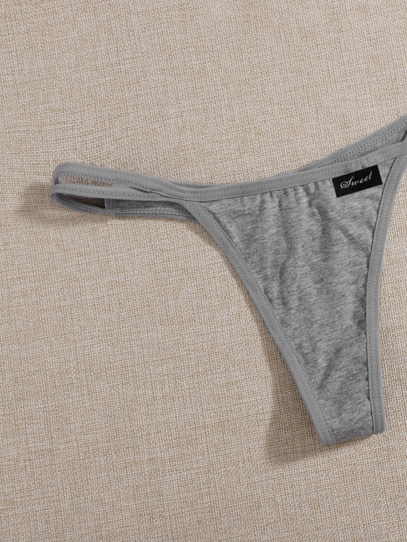 3pack Label Detail Panty