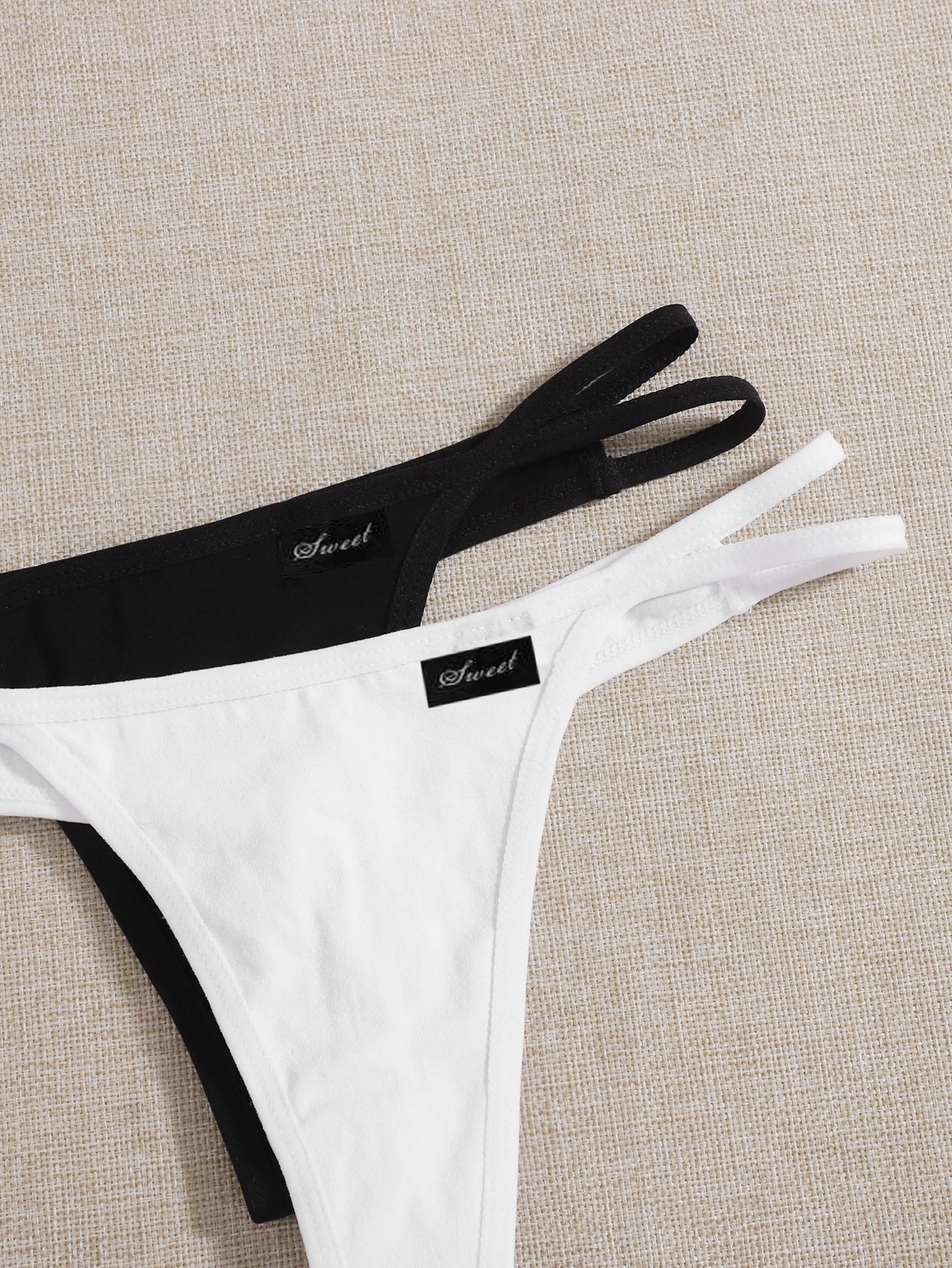 3pack Label Detail Panty