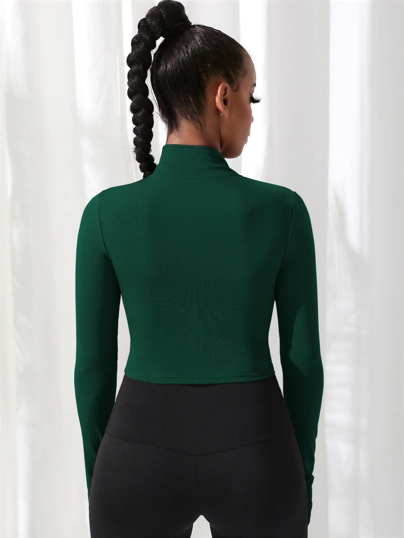 Sport Zipper Front Knit Sport Jacket