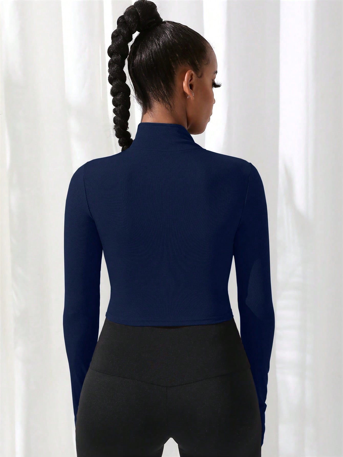 Sport Zipper Front Knit Sport Jacket