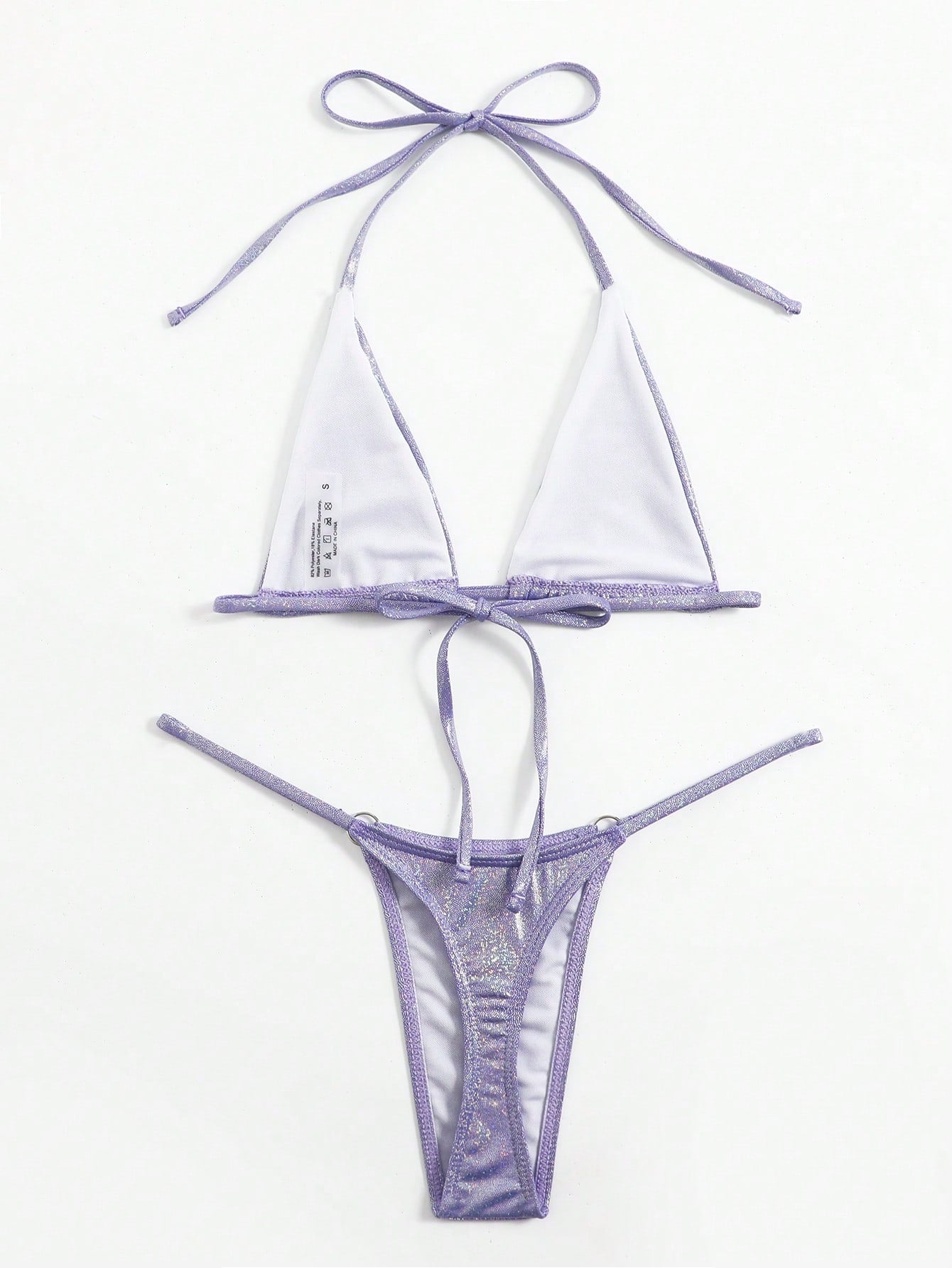 Ice Metallic Micro Bkini Set