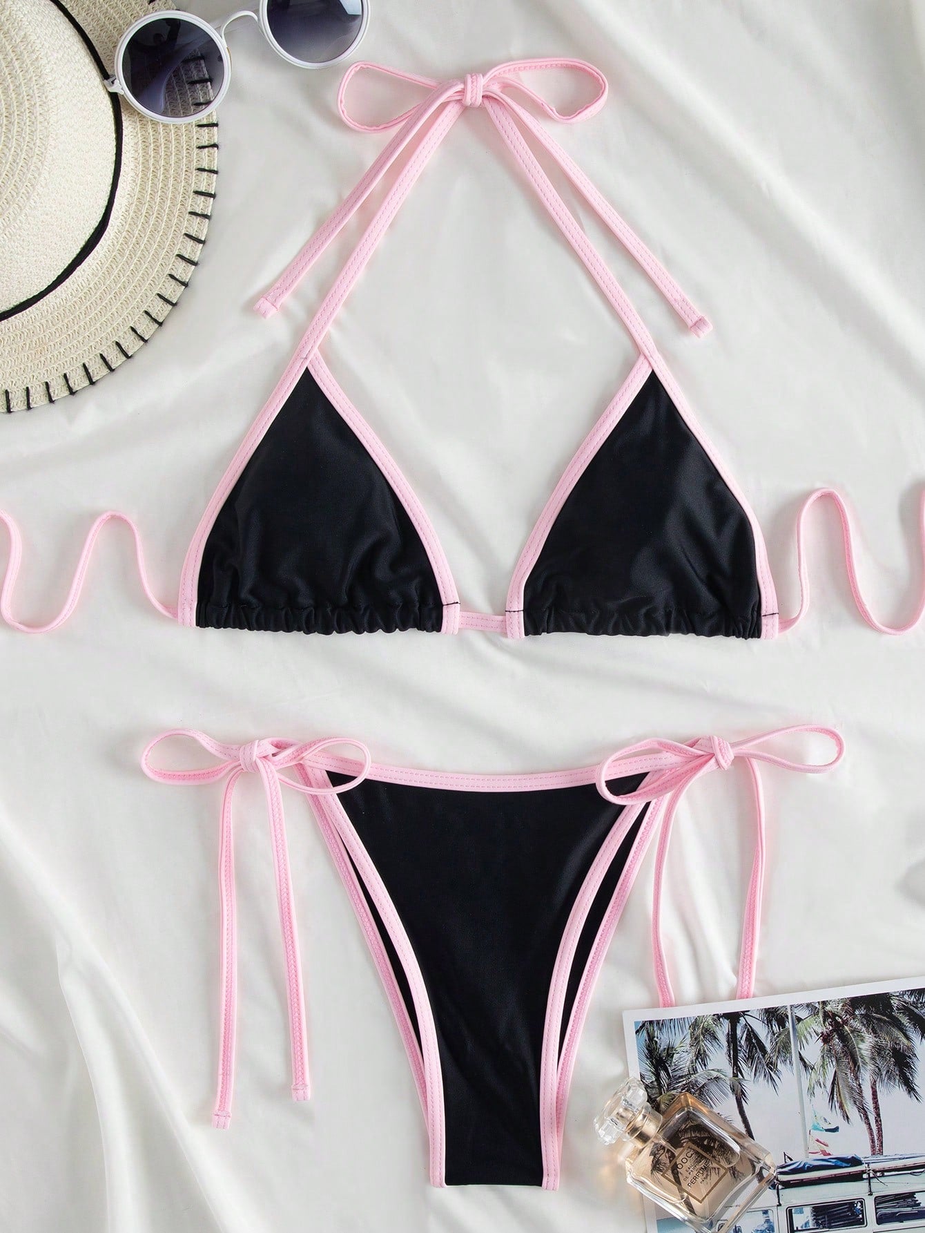 Triangle Thong Bkini Swimsuit