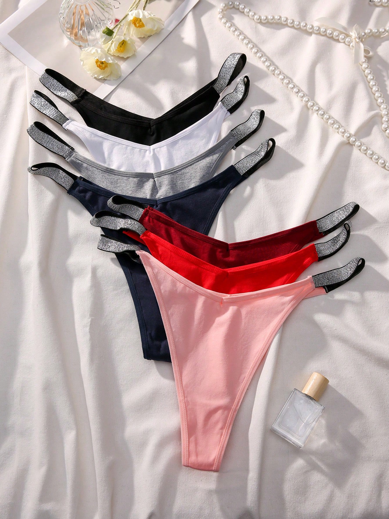 Plus 7pack Solid Thong