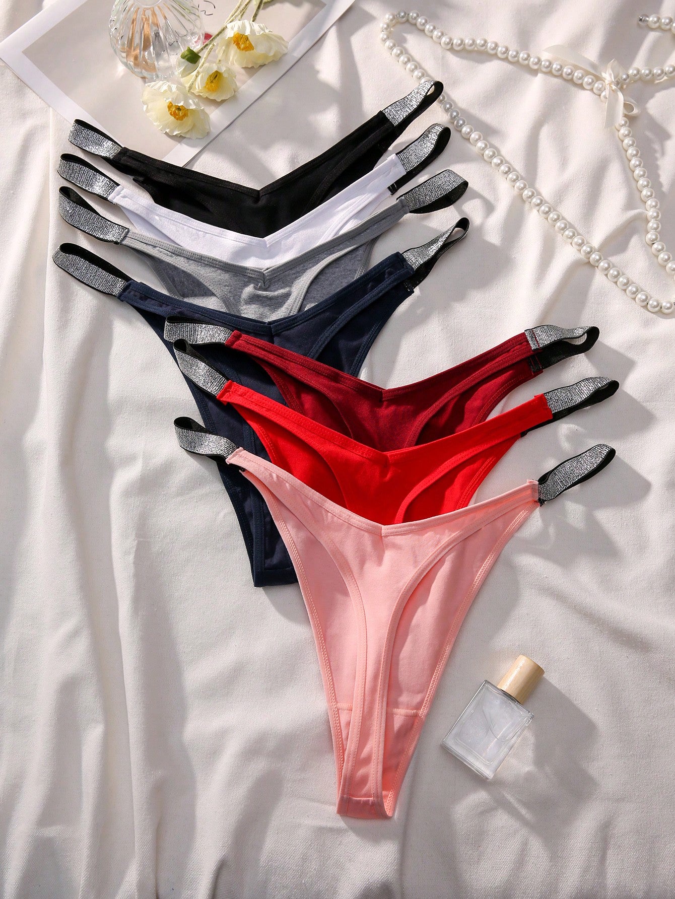 Plus 7pack Solid Thong