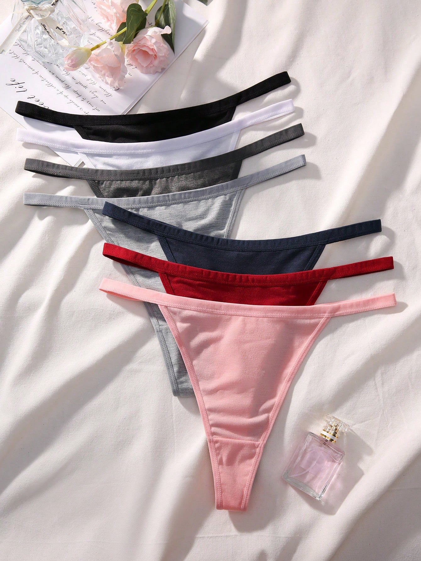 Plus 7pack Solid Thong