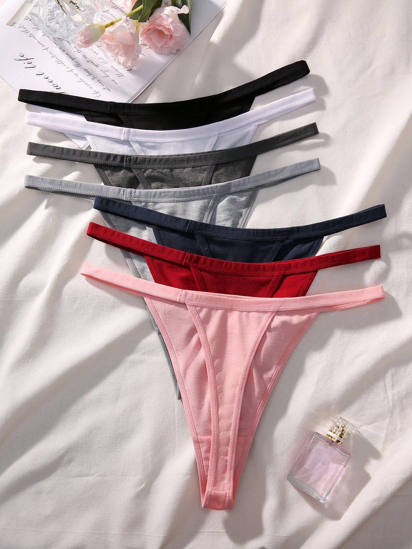 Plus 7pack Solid Thong