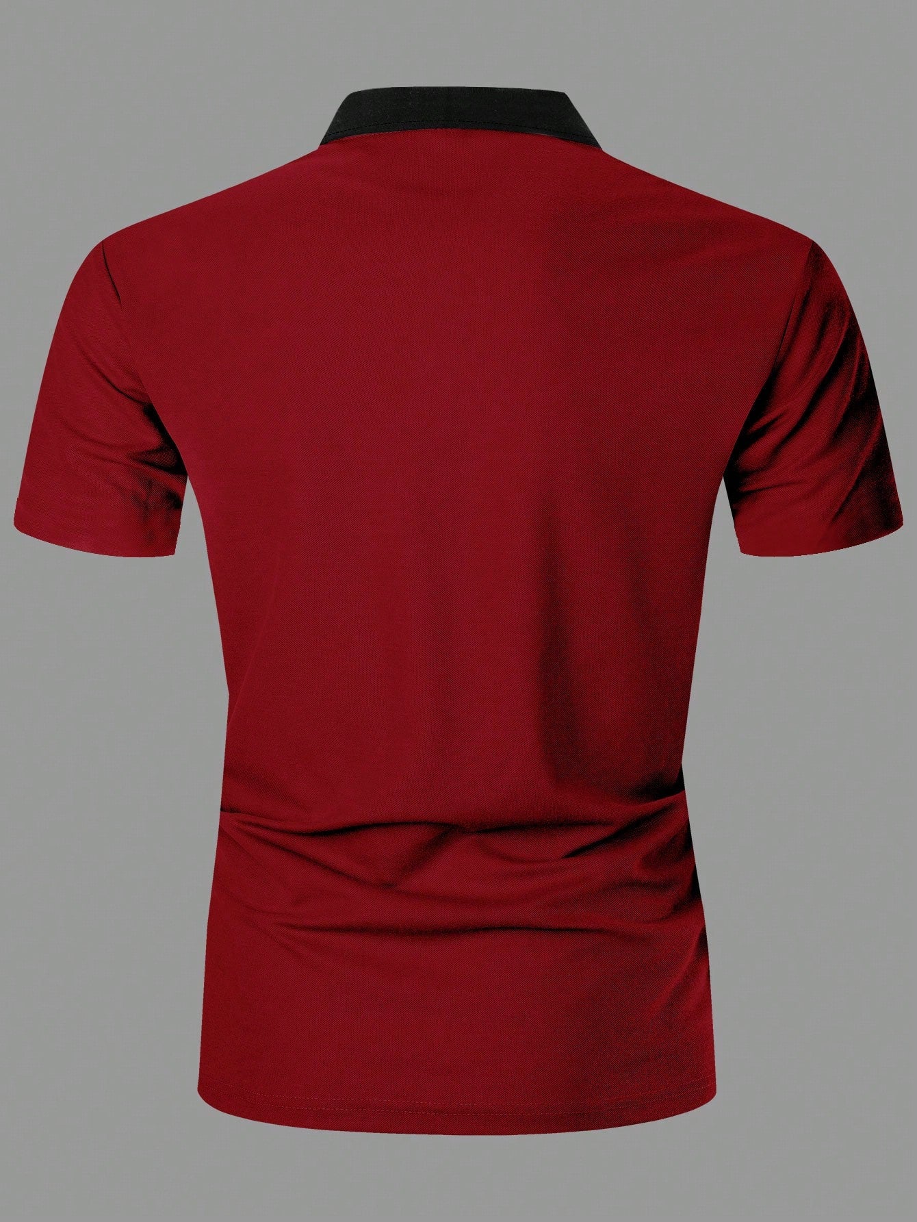 Stylish Two Tone Men's Polo Shirt