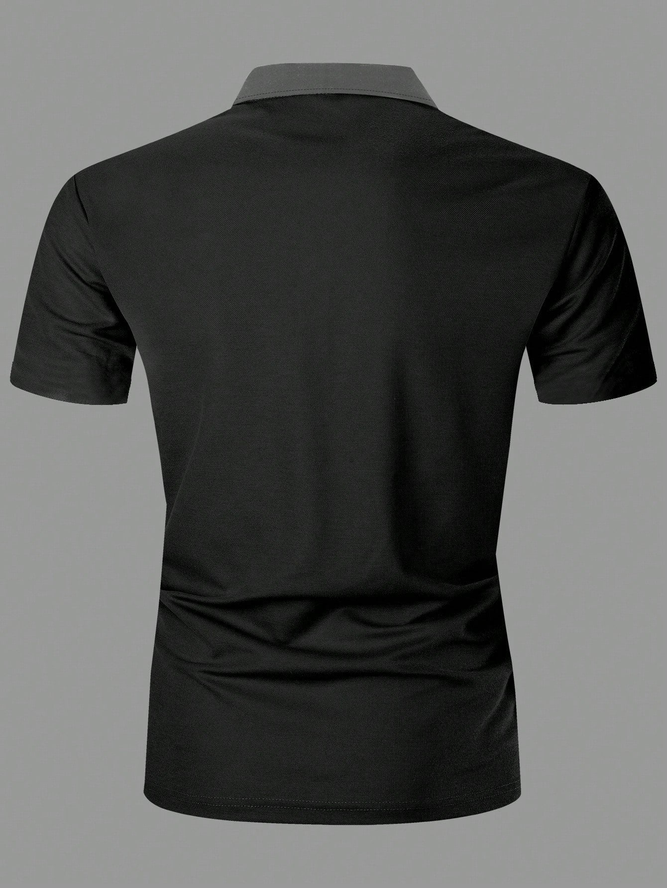 Stylish Two Tone Men's Polo Shirt