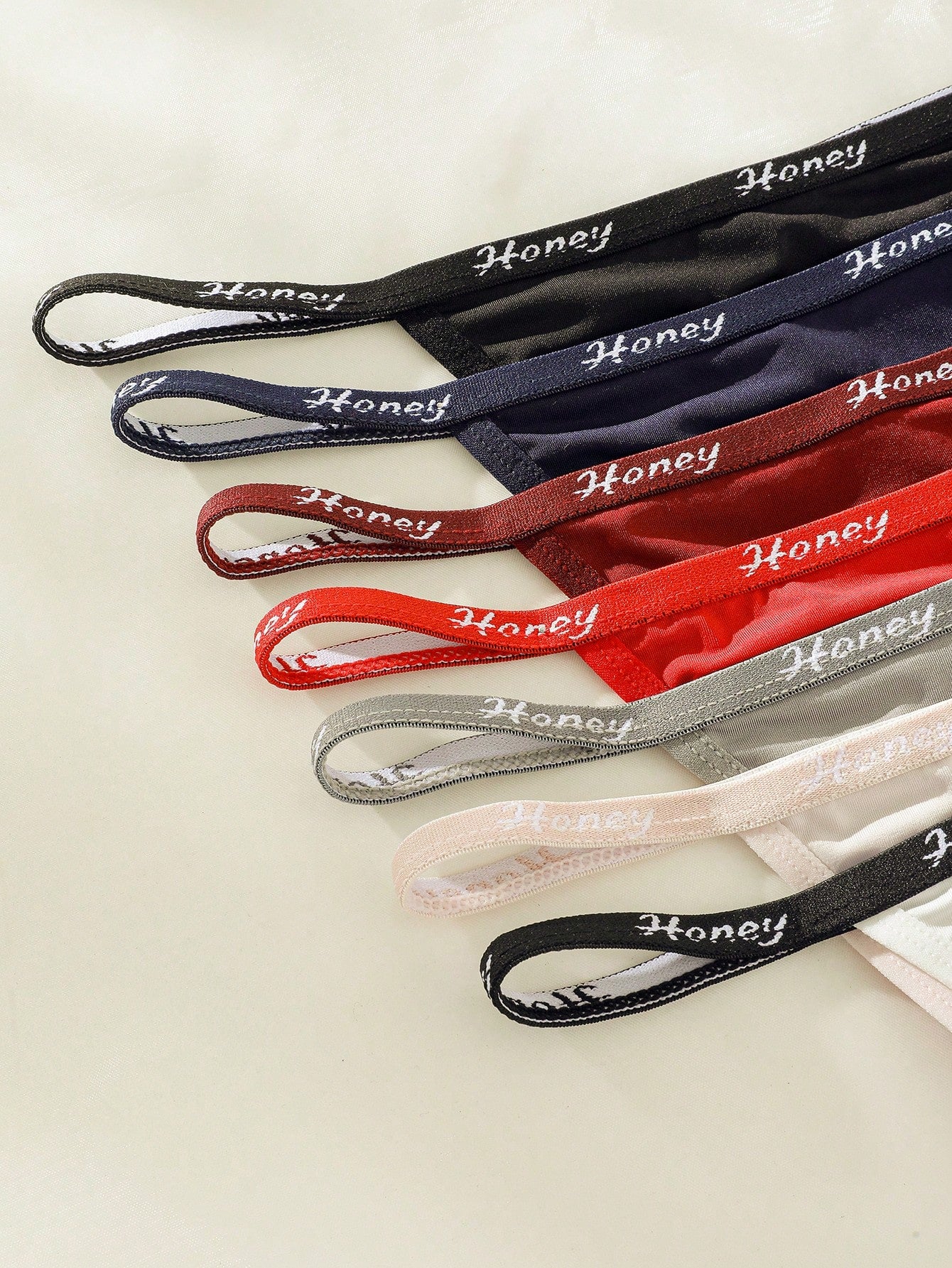 7pack Letter Tape Panty