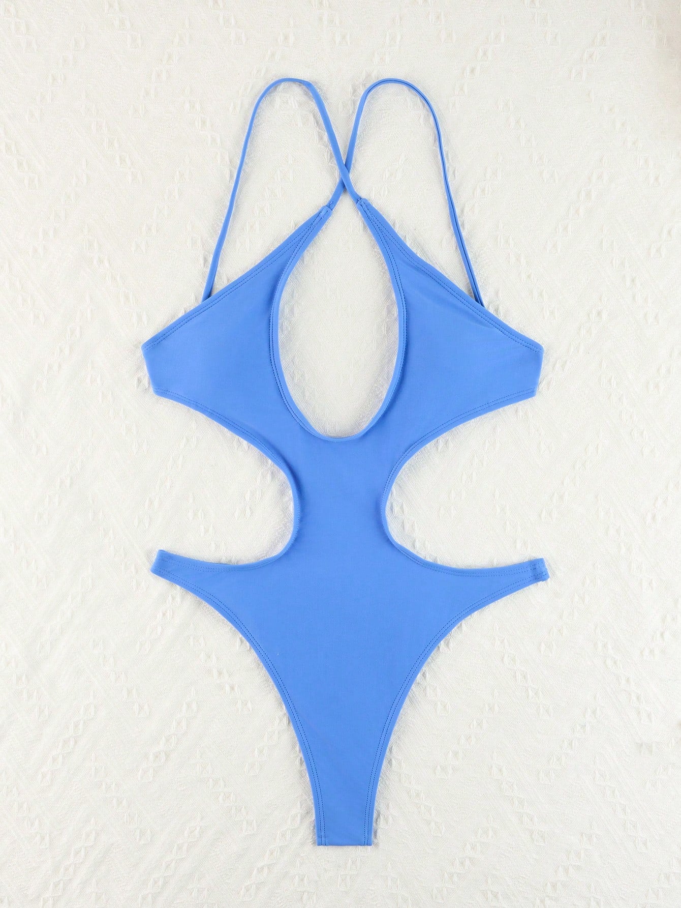 ARAKAR Hollow Cutout 1 Piece Swimsuit In Black