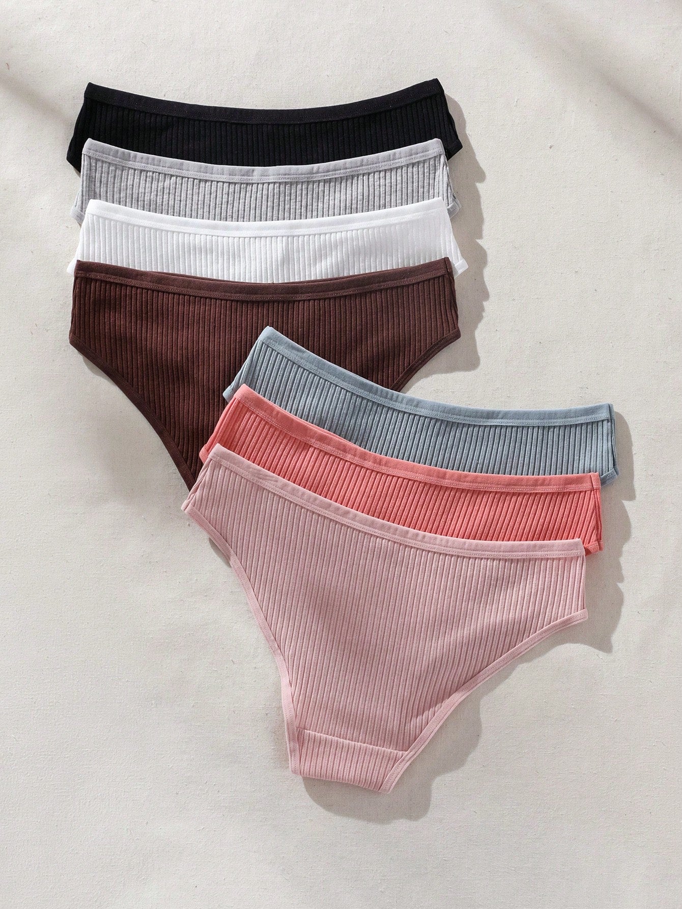 Women's Ribbed Triangle Panties