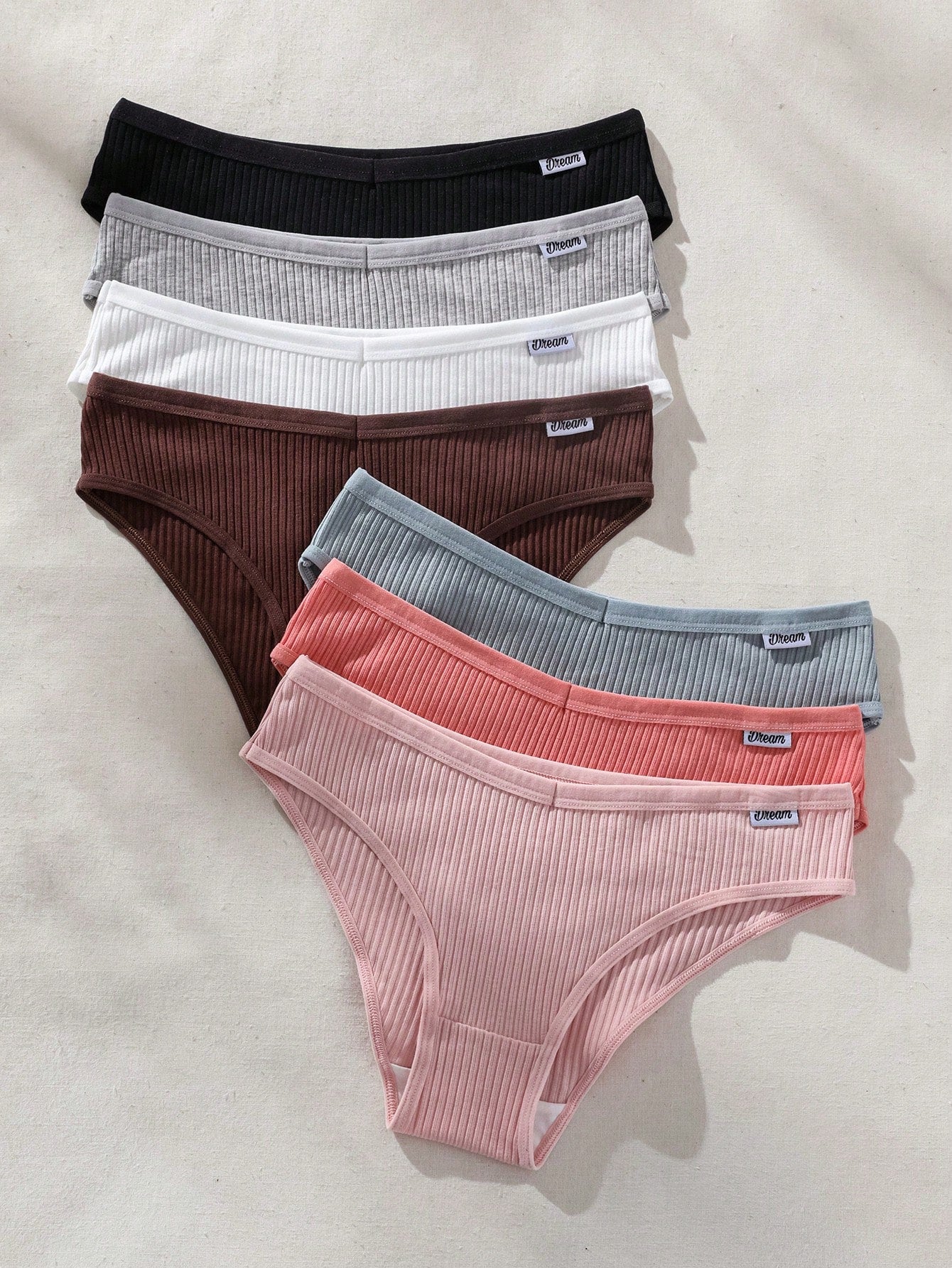Women's Ribbed Triangle Panties