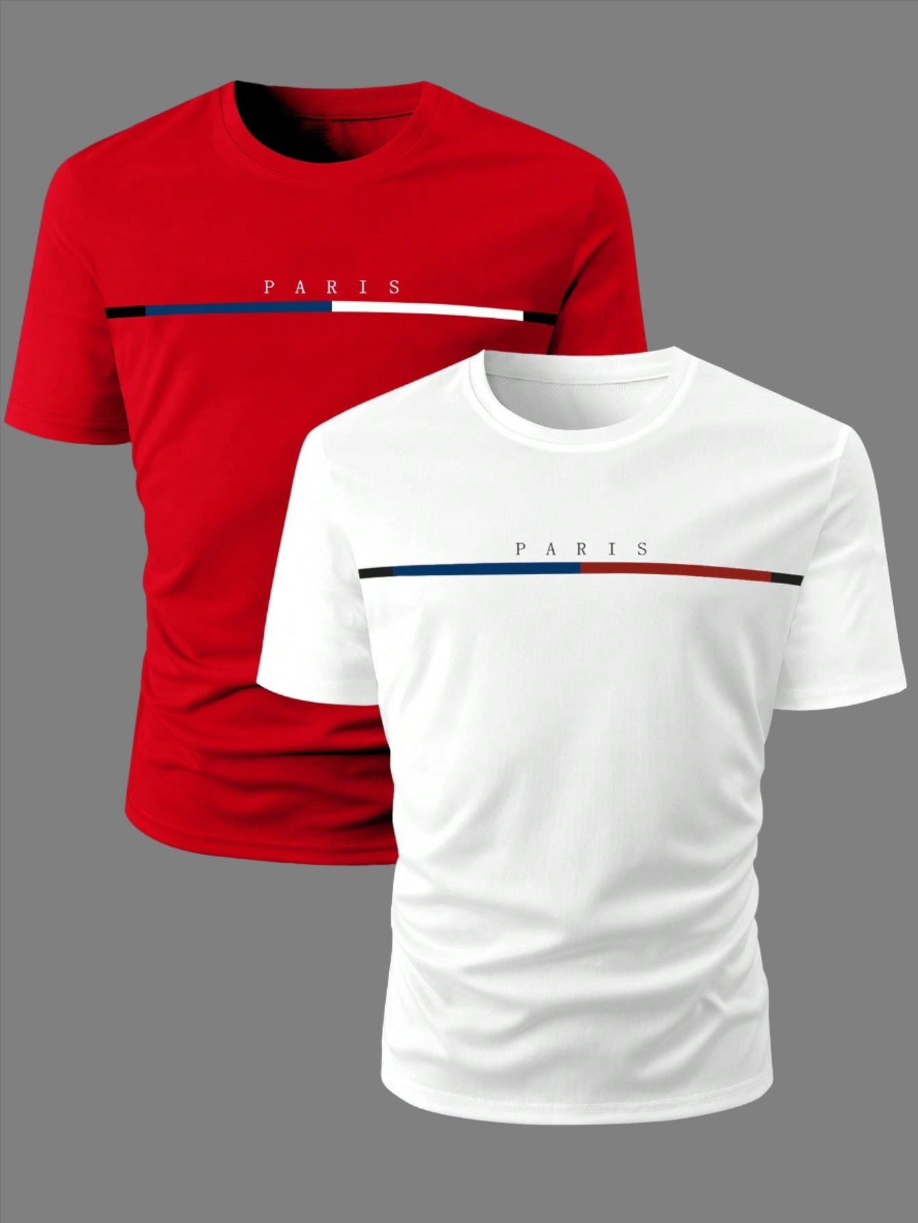 Stylish Men's Letter Short Sleeve T Shirt.