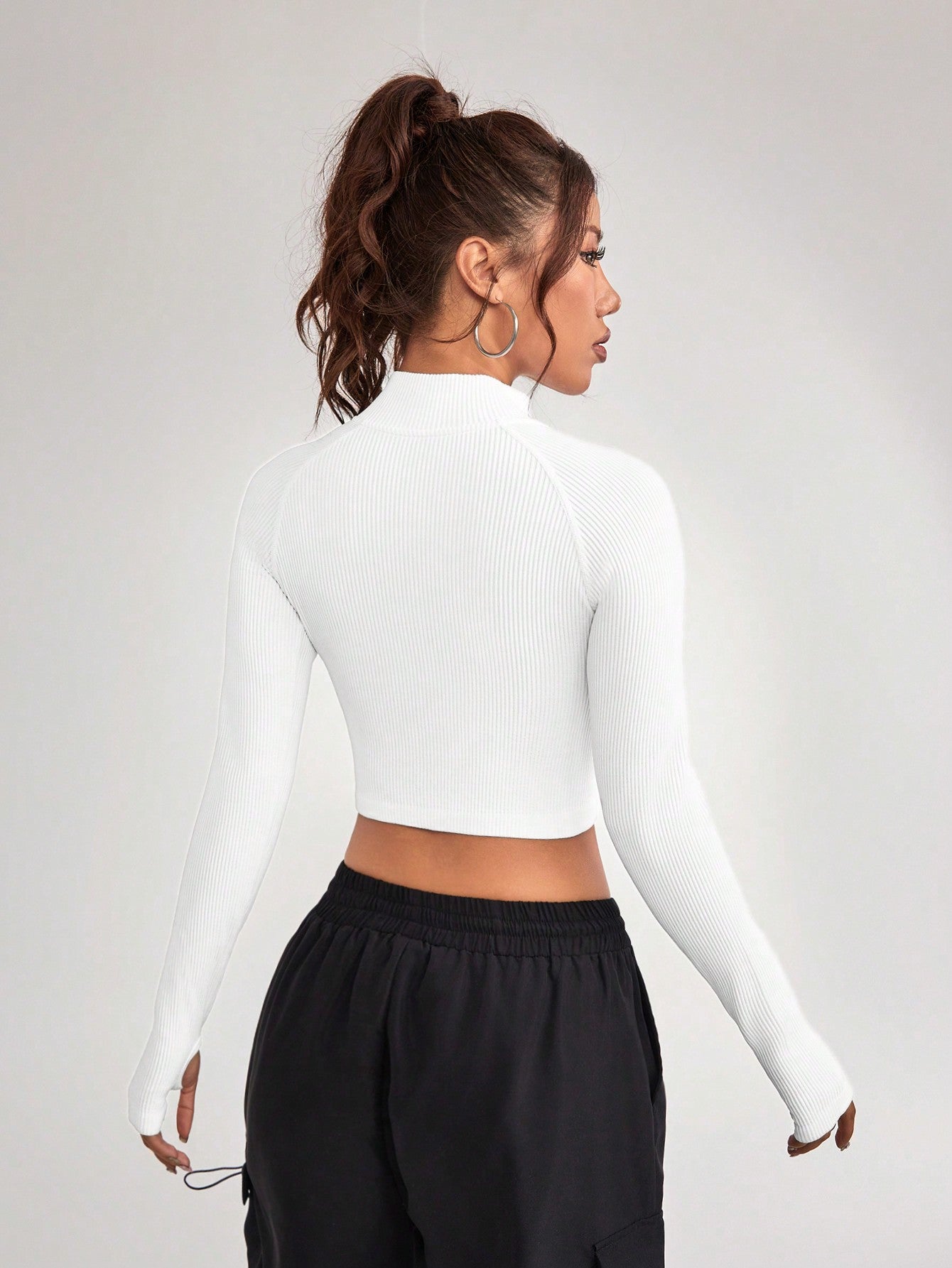 Sport Zipper Front Knit Sport Jacket