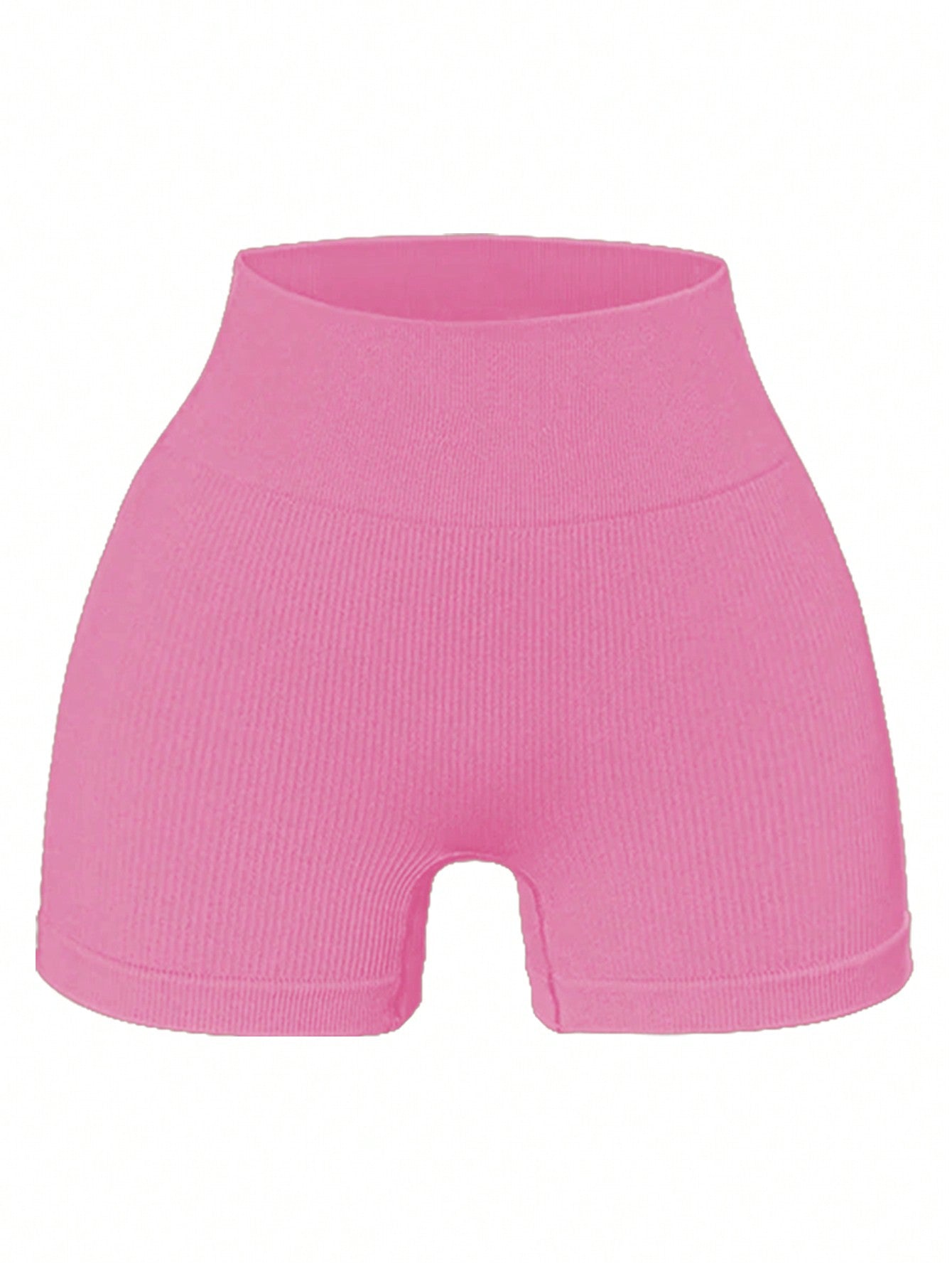 4pcs/Set Women's Seamless Yoga Shorts, High Waist, High Elasticity, Moisture Wicking, Solid Color, Suitable For Daily Wear And Exercise Spandex Shorts