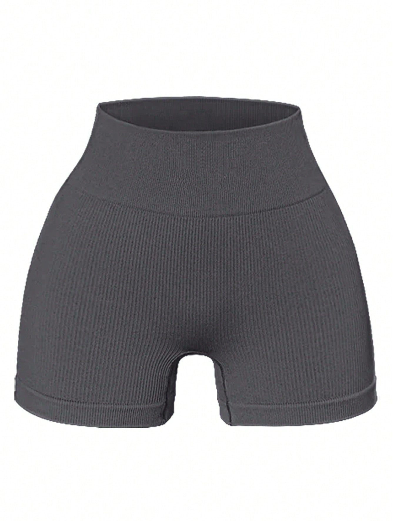 4pcs/Set Women's Seamless Yoga Shorts, High Waist, High Elasticity, Moisture Wicking, Solid Color, Suitable For Daily Wear And Exercise Spandex Shorts