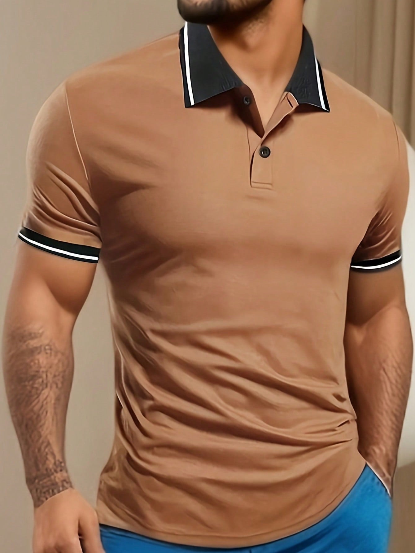 Summer Men's Polo Shirt.
