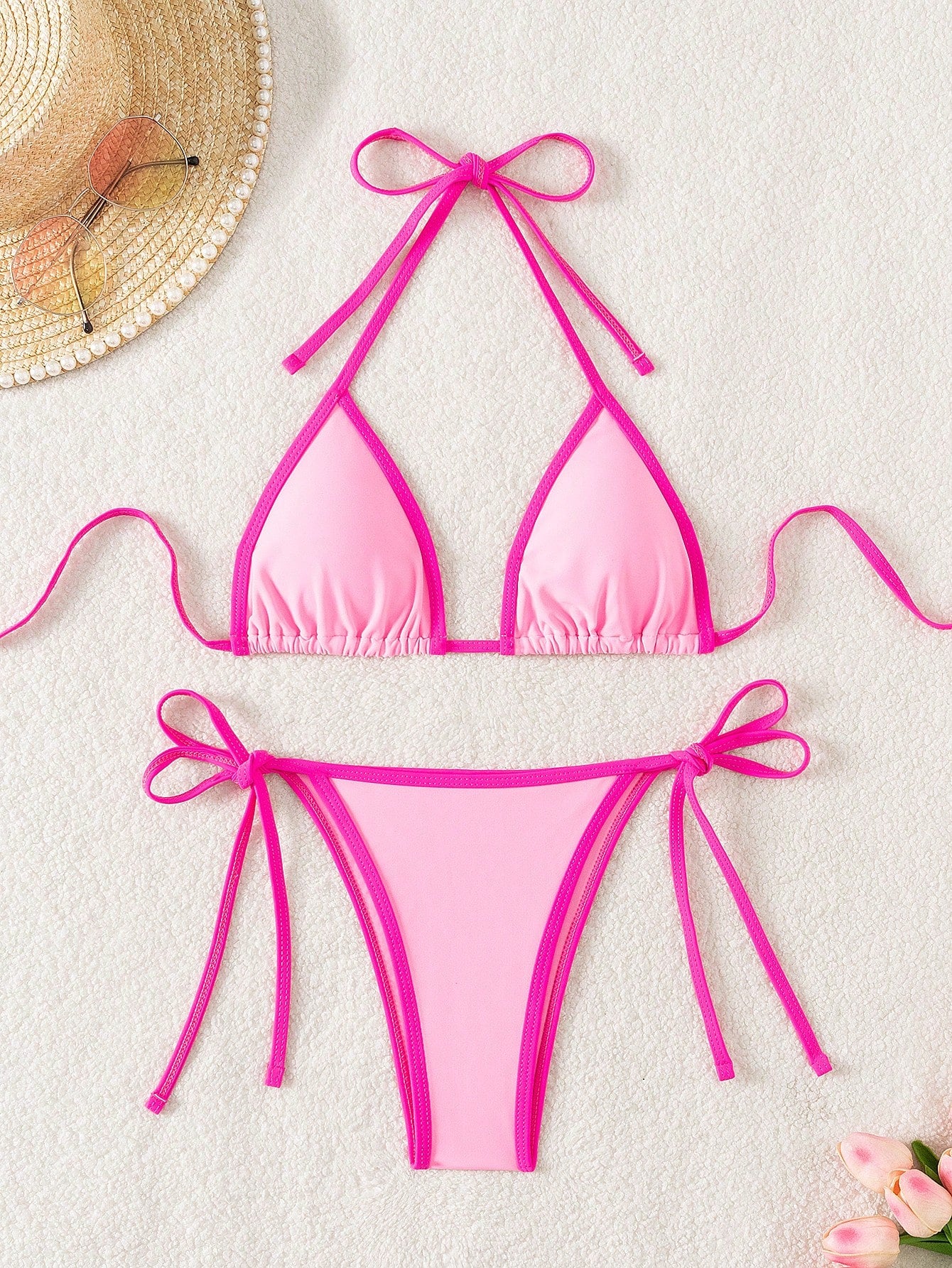 Triangle Thong Bkini Swimsuit